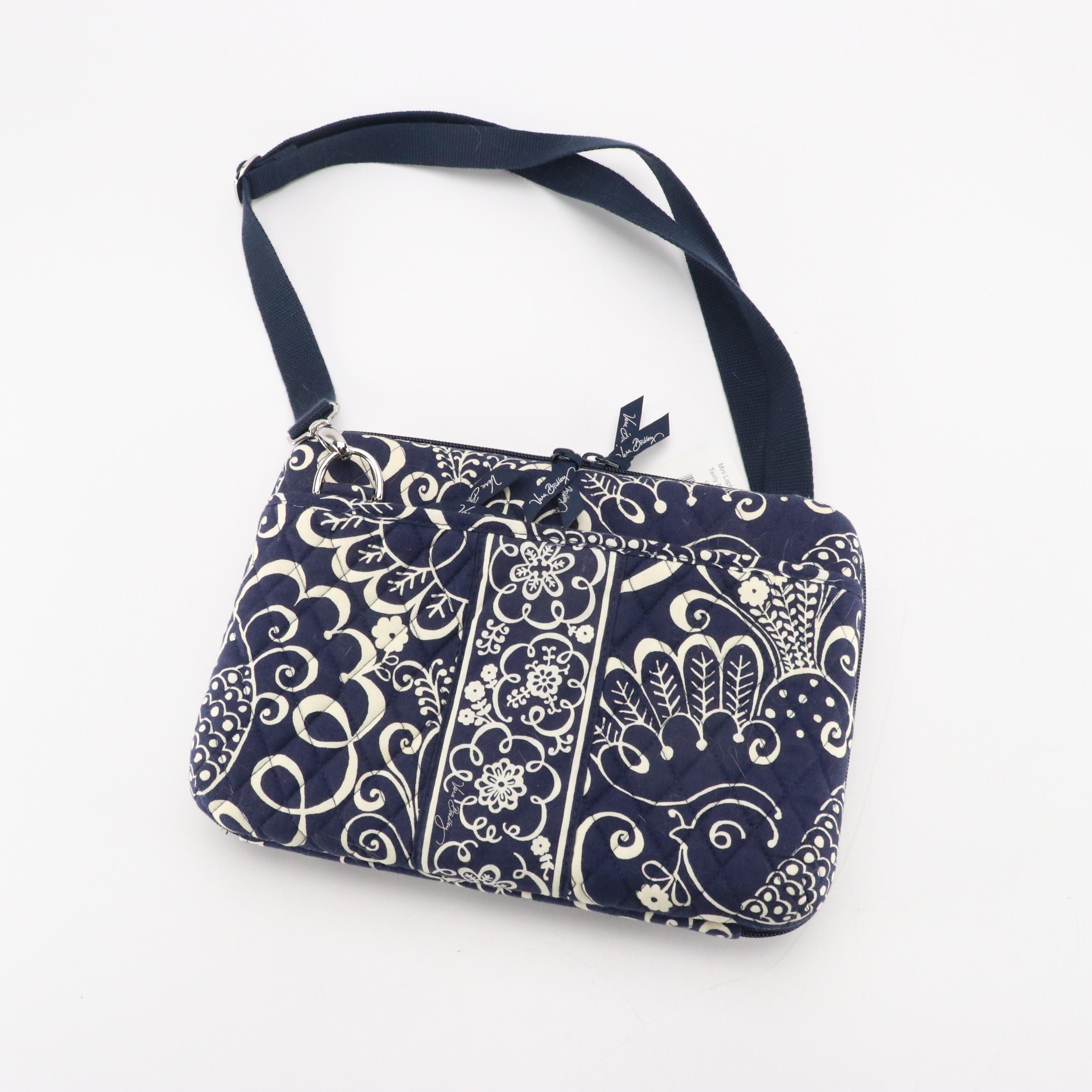 Vera Bradley Mini Laptop Case, Crossbody and Shoulder Bags in Patterned Cotton