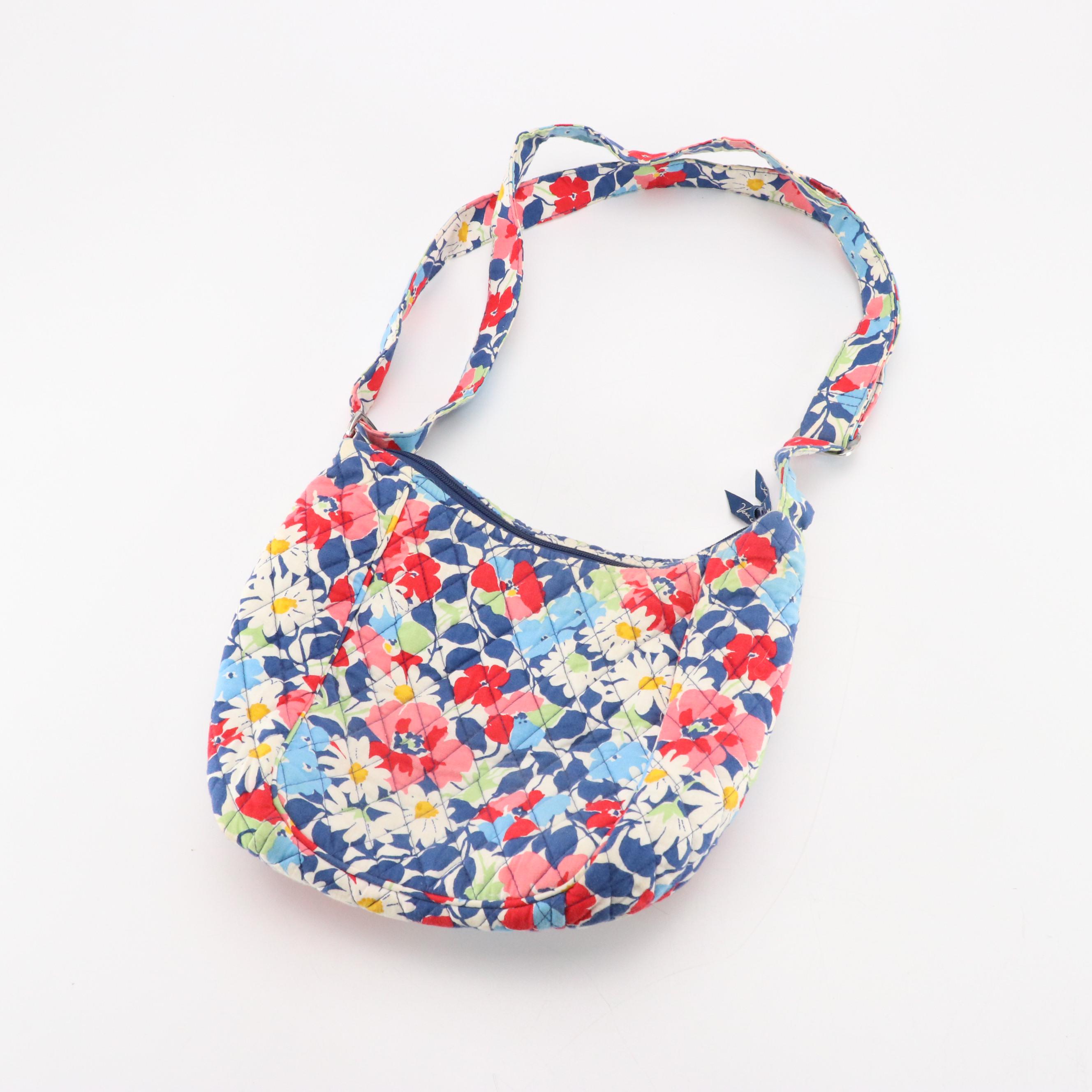 Vera Bradley Mini Laptop Case, Crossbody and Shoulder Bags in Patterned Cotton