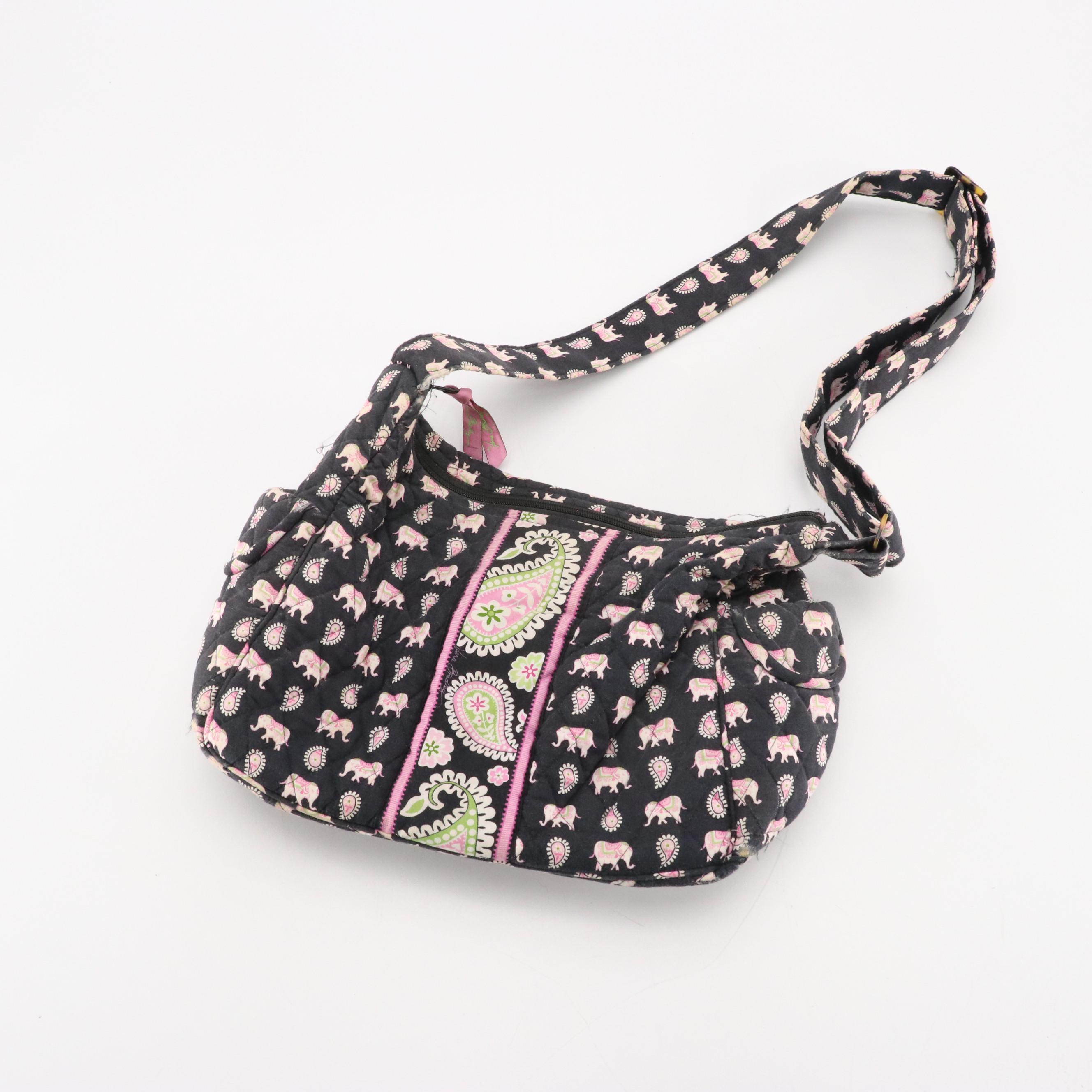 Vera Bradley Mini Laptop Case, Crossbody and Shoulder Bags in Patterned Cotton