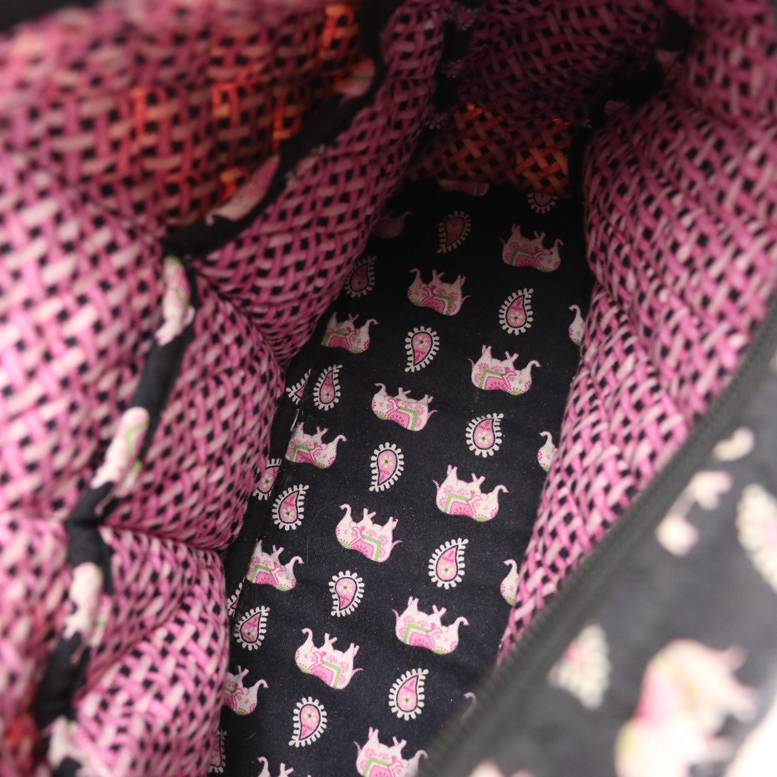 Vera Bradley Mini Laptop Case, Crossbody and Shoulder Bags in Patterned Cotton