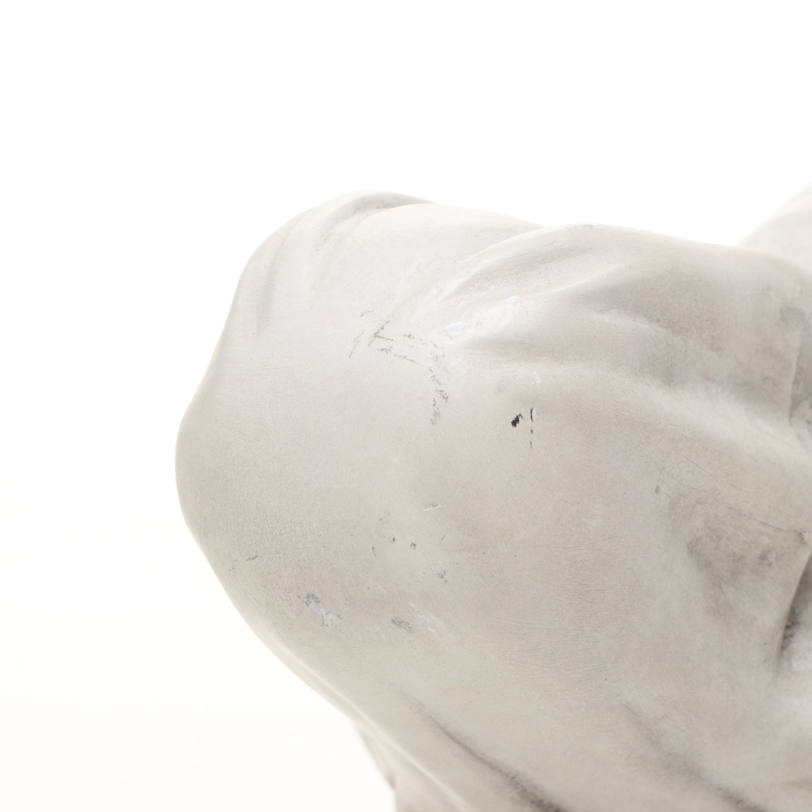 French Replica 'Pleurant" Medieval Mourning Resin Figurine