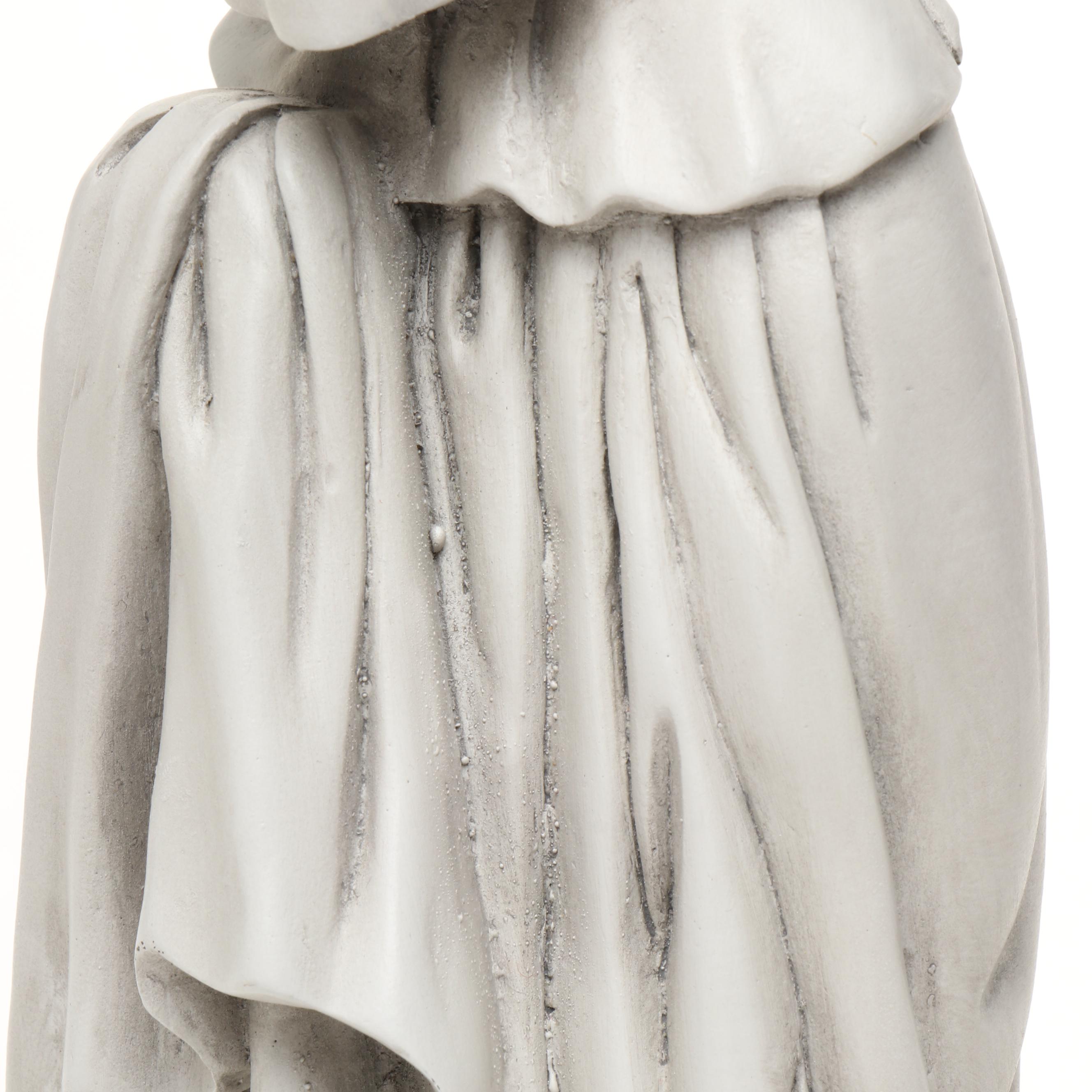 French Replica 'Pleurant" Medieval Mourning Resin Figurine