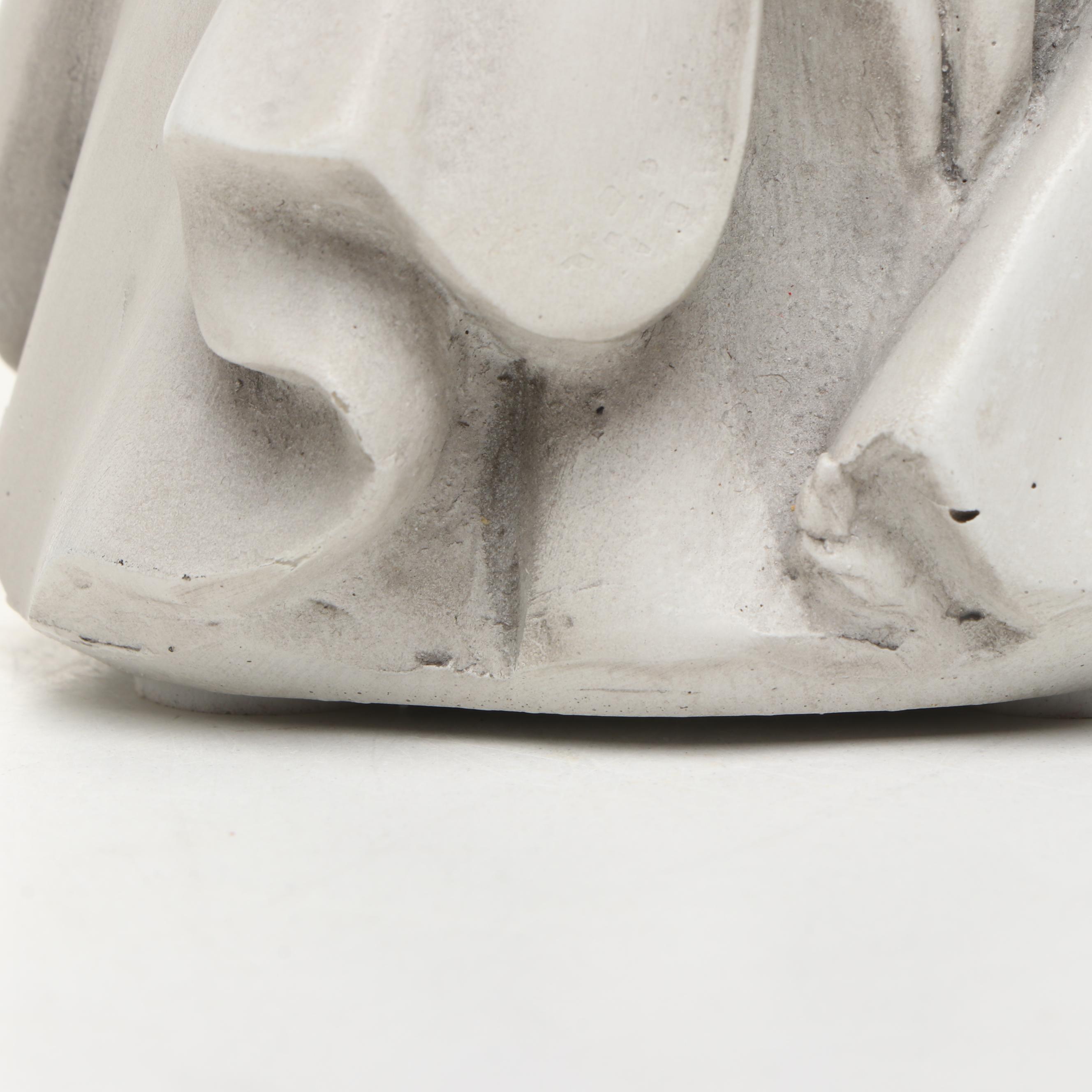 French Replica 'Pleurant" Medieval Mourning Resin Figurine