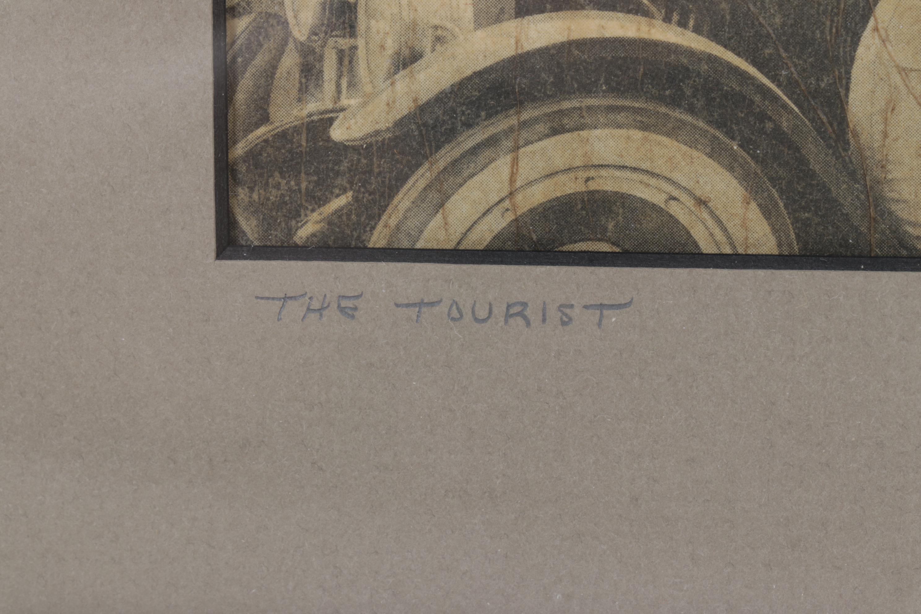 Sherman Mixed Media Collage "The Tourist," 2006