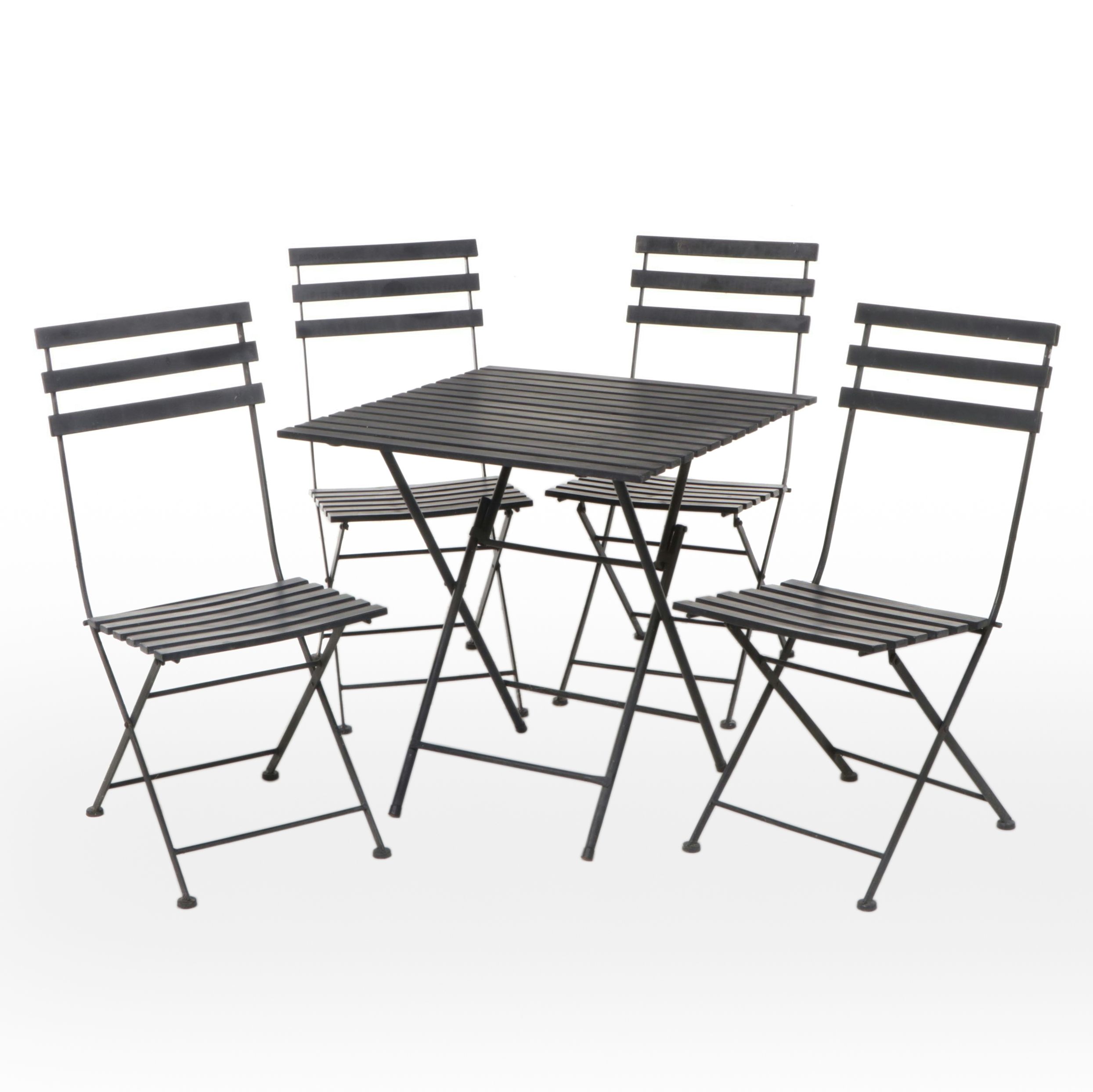 Cast Metal Outdoor Patio Bistro Set