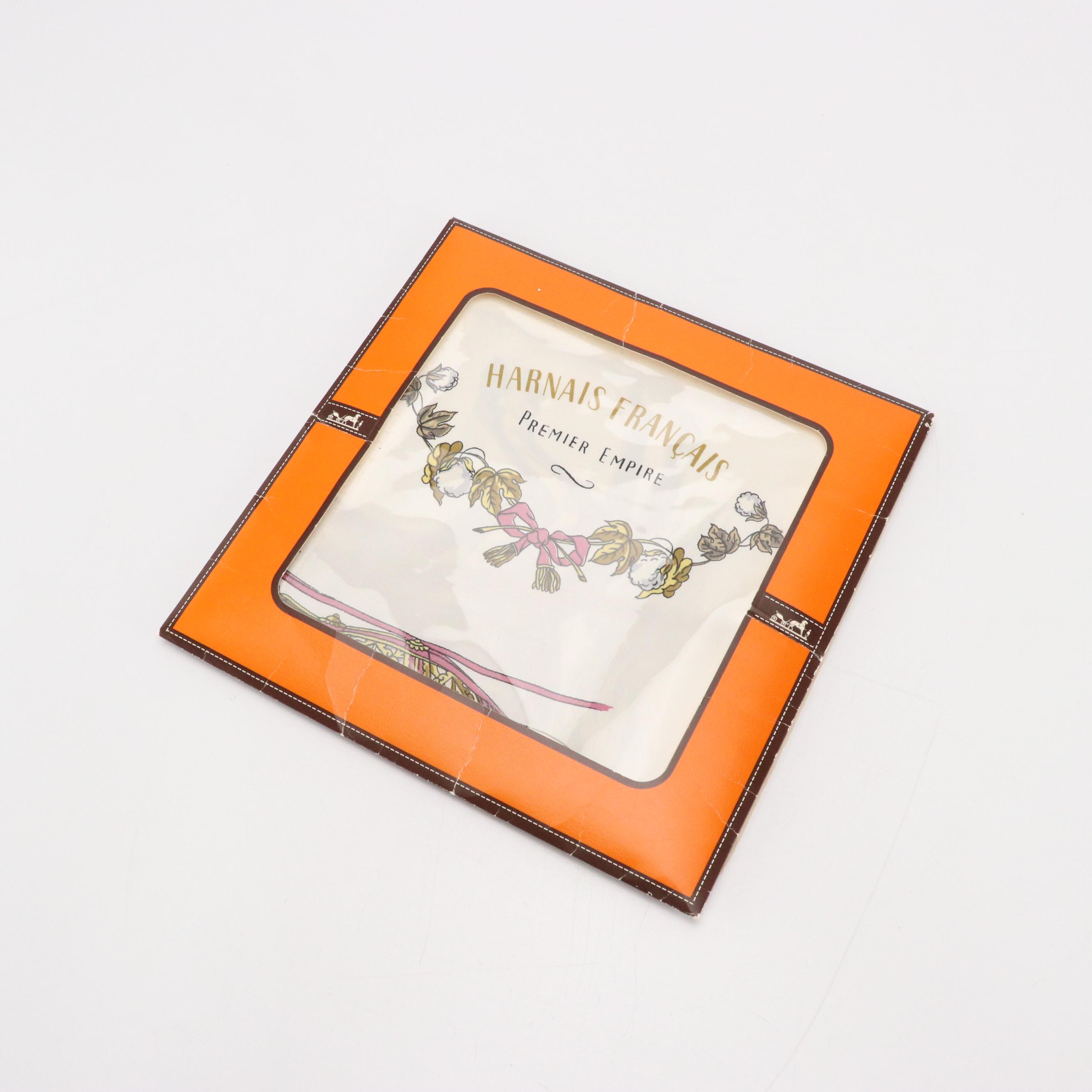 Hermès "Harnais Français Premier Empire" Silk Twill Scarf 90