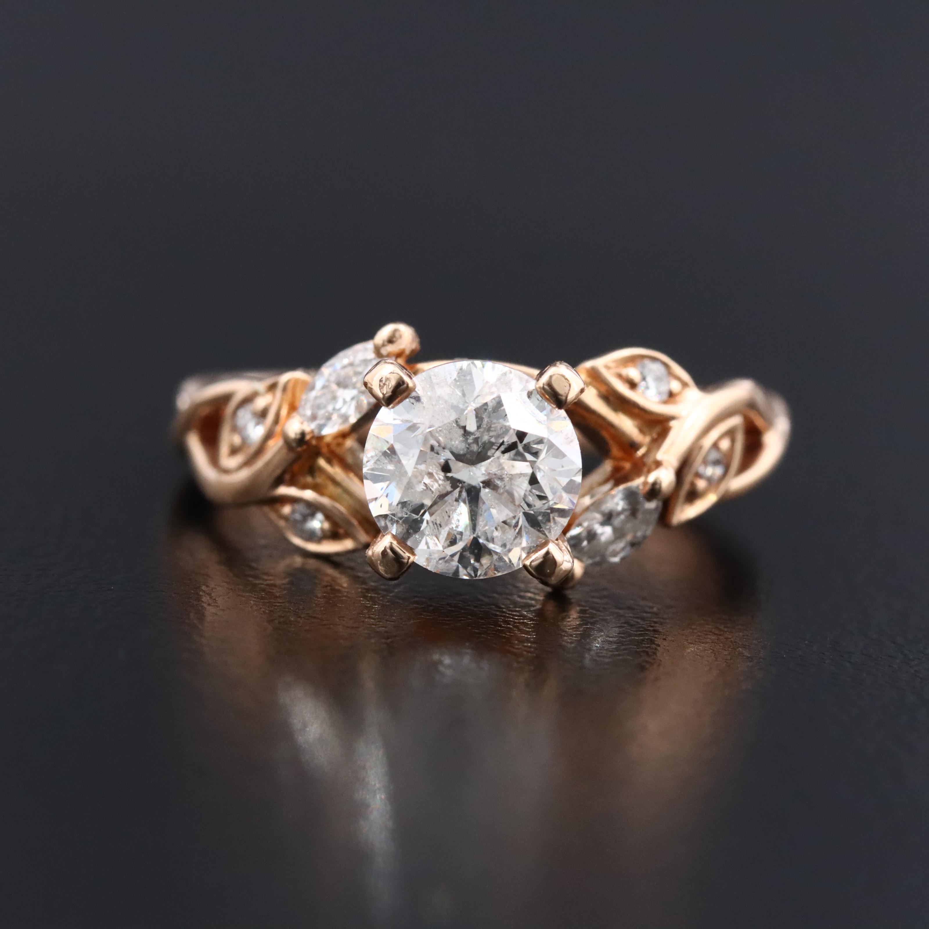 14K 1.45 CTW Diamond Ring