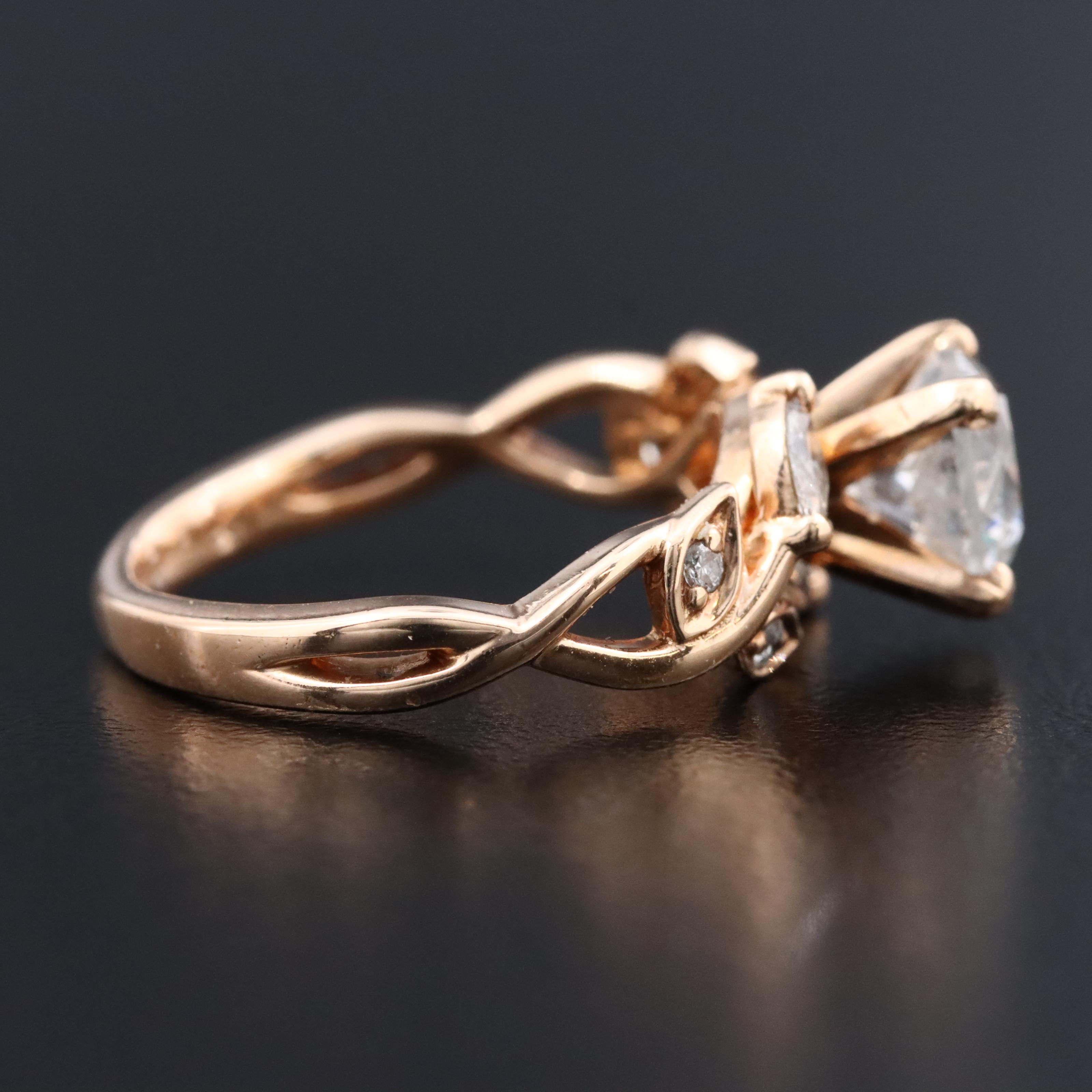 14K 1.45 CTW Diamond Ring