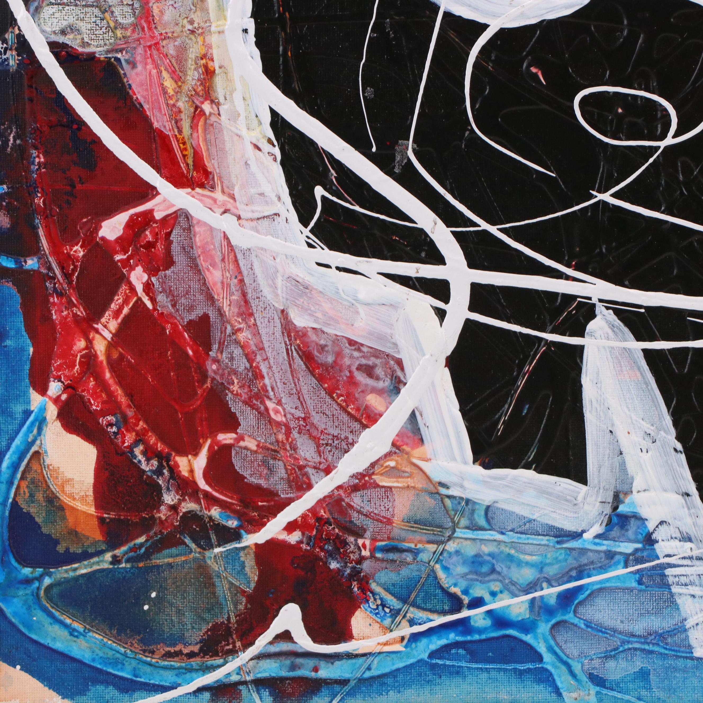 Abiola Idowu Stylized Acrylic Portrait "King," 2022