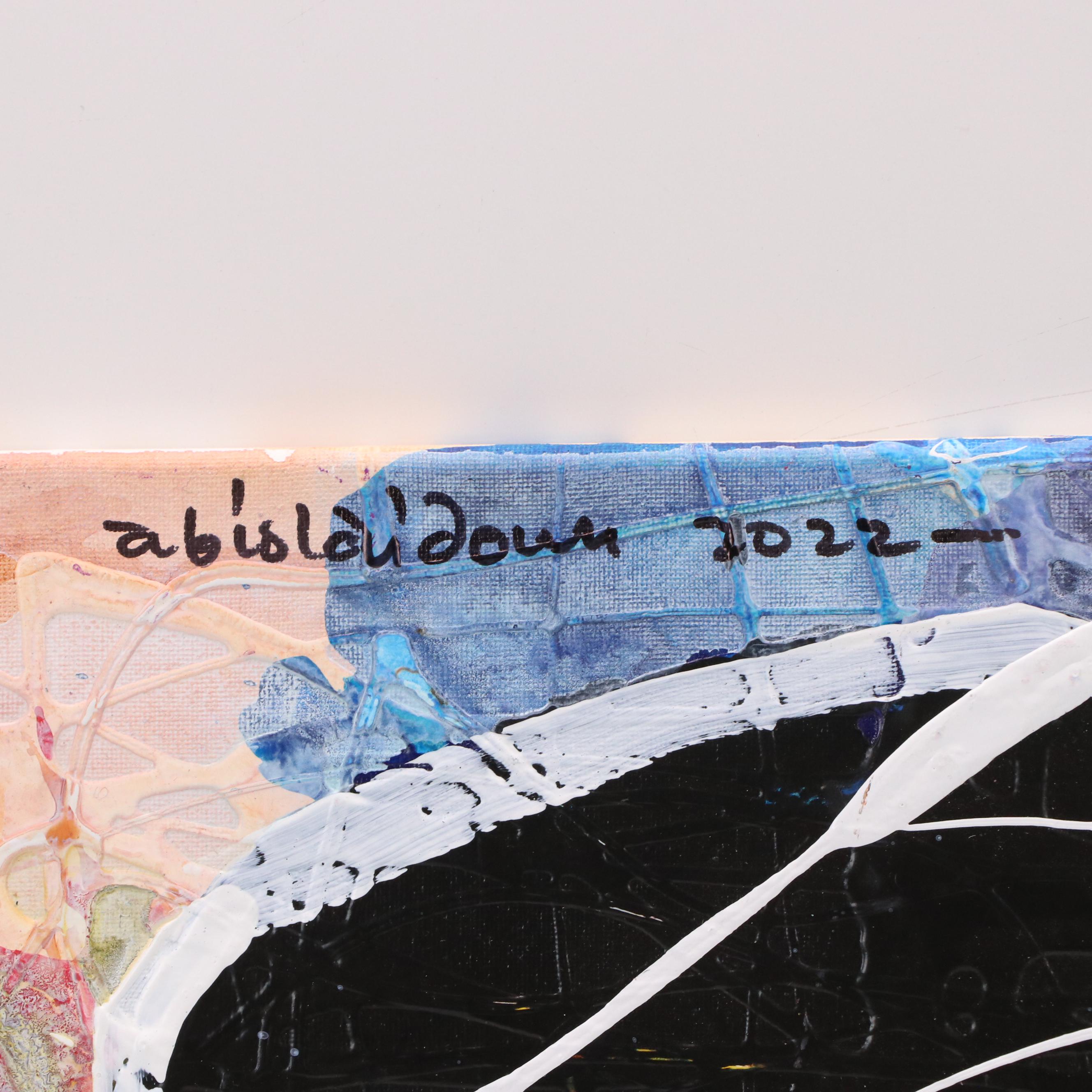 Abiola Idowu Stylized Acrylic Portrait "King," 2022