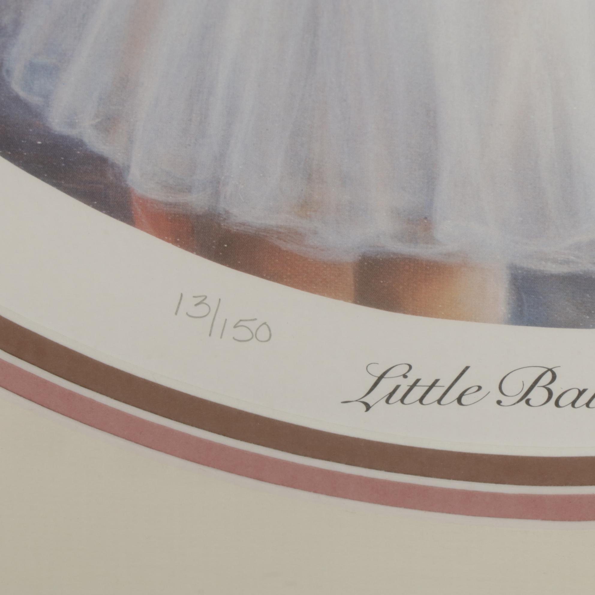 Sandra Kuck "Little Ballerina" Offset Lithograph, 1988