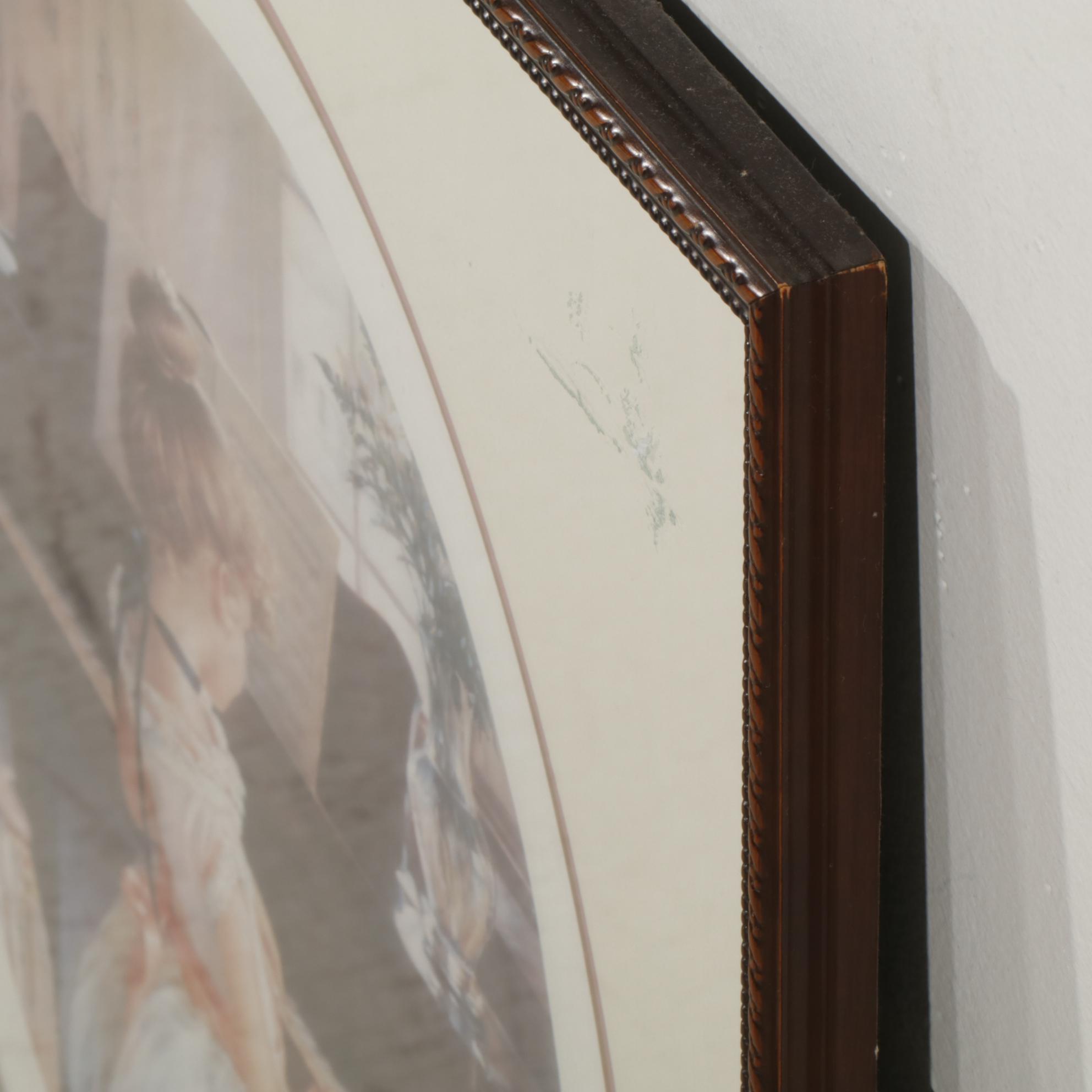 Sandra Kuck "Little Ballerina" Offset Lithograph, 1988