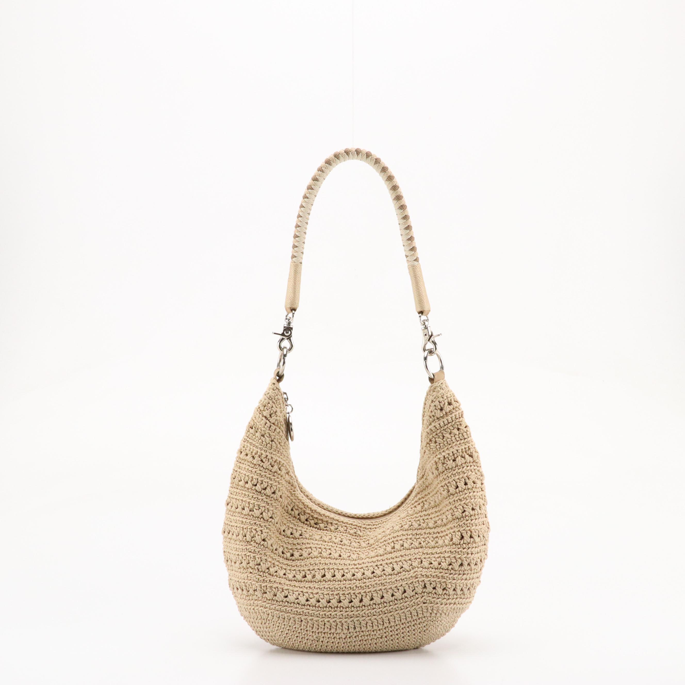 The Sak Woven String Hobo Shoulder Bag and Crossbody Bag w/ Other Woven Handbag
