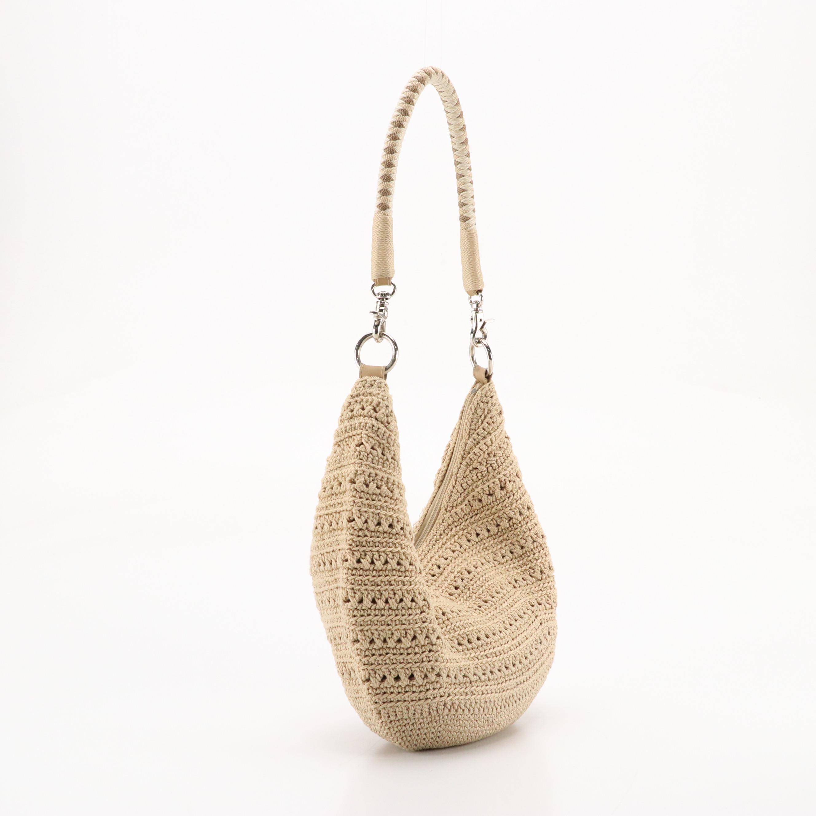 The Sak Woven String Hobo Shoulder Bag and Crossbody Bag w/ Other Woven Handbag