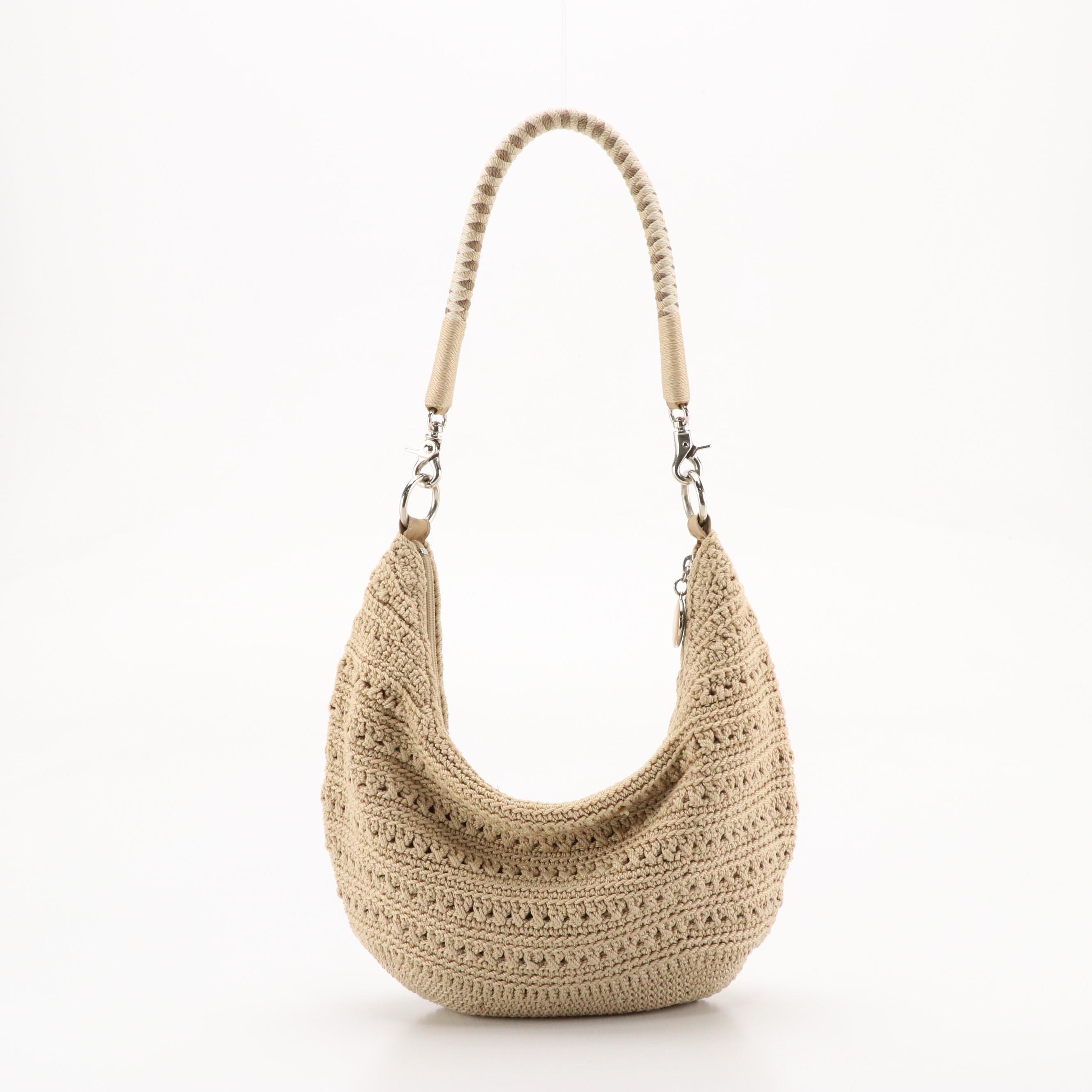 The Sak Woven String Hobo Shoulder Bag and Crossbody Bag w/ Other Woven Handbag