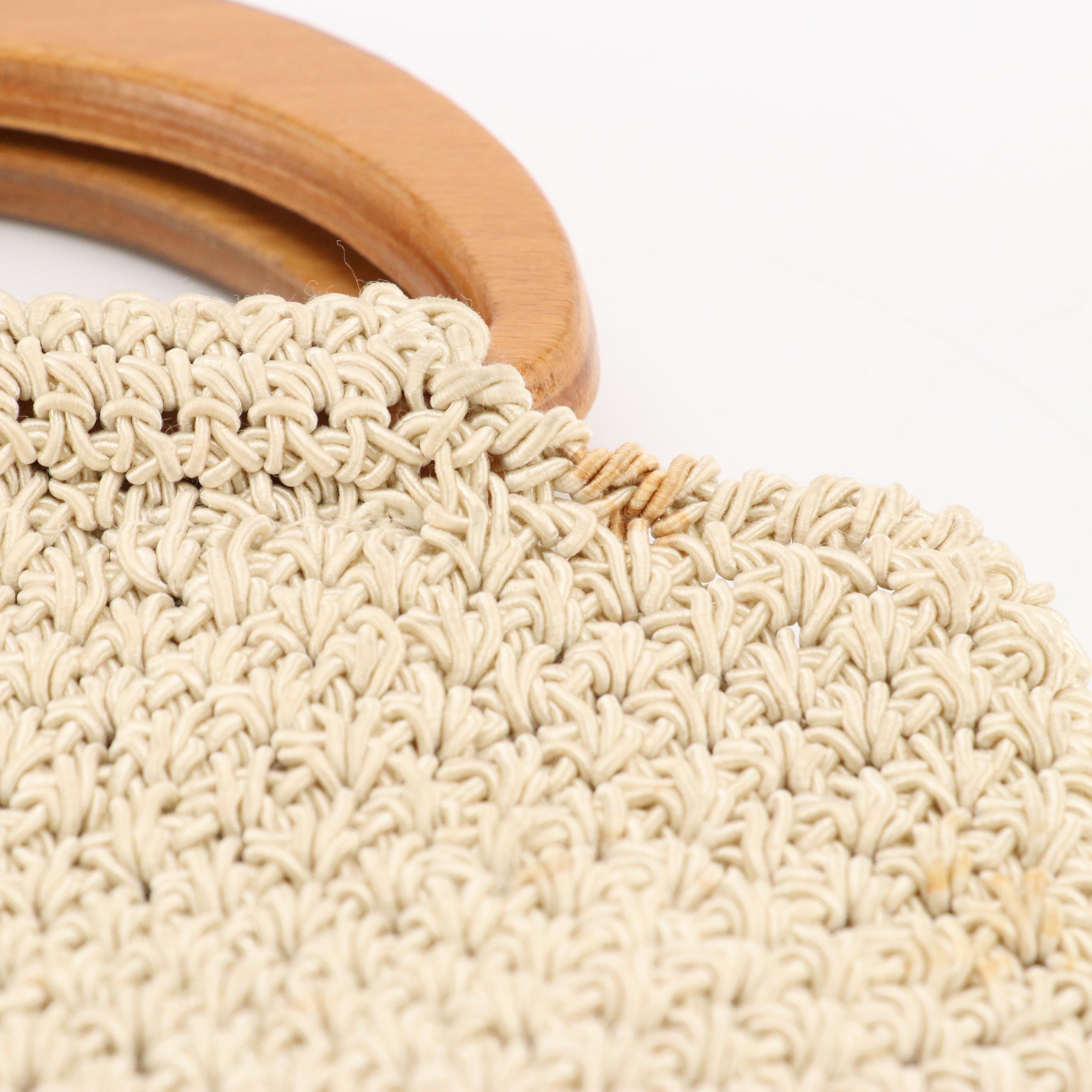 The Sak Woven String Hobo Shoulder Bag and Crossbody Bag w/ Other Woven Handbag