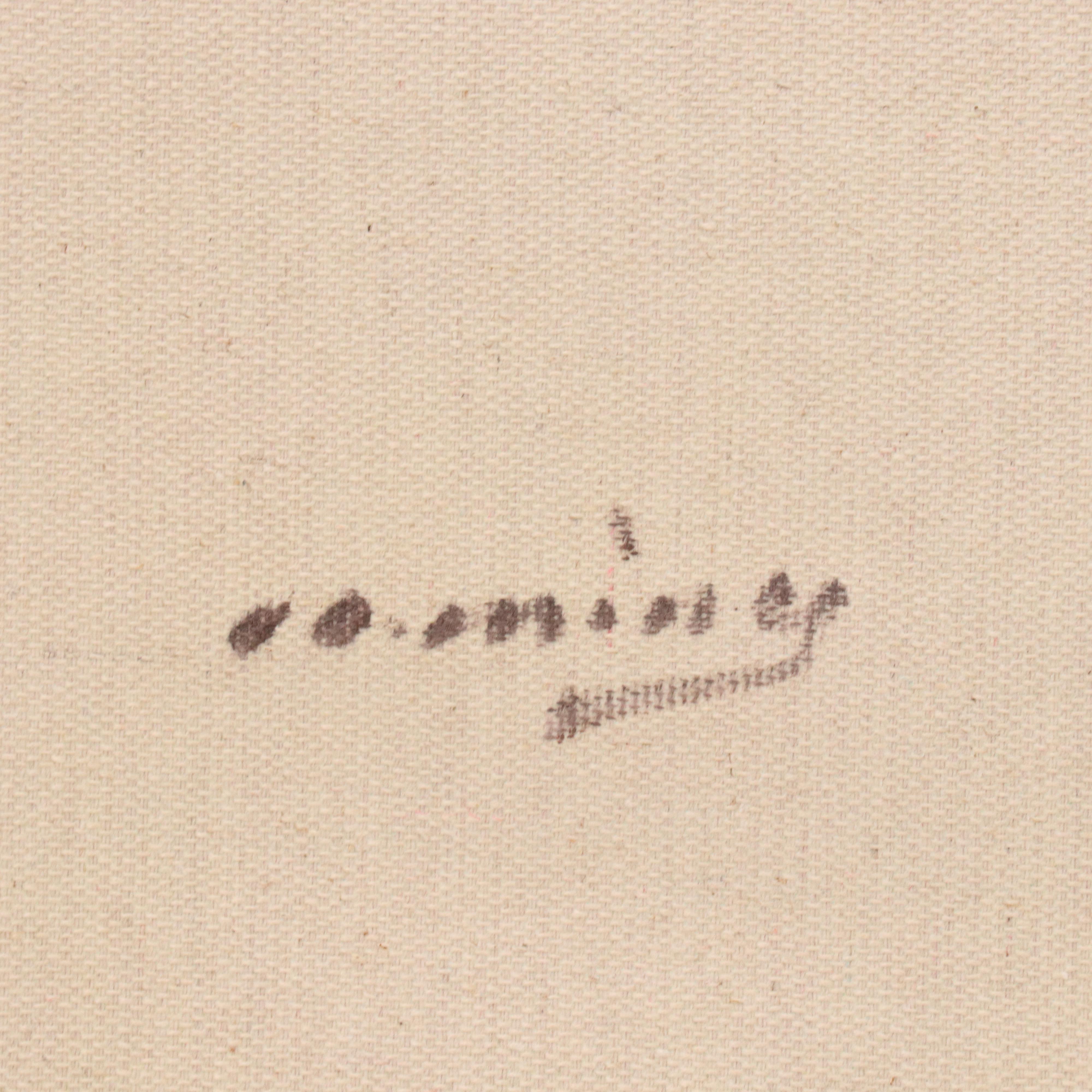 N. Ming Fauvist Inspired Oil Painting of Blossoming Tree, 21st Century