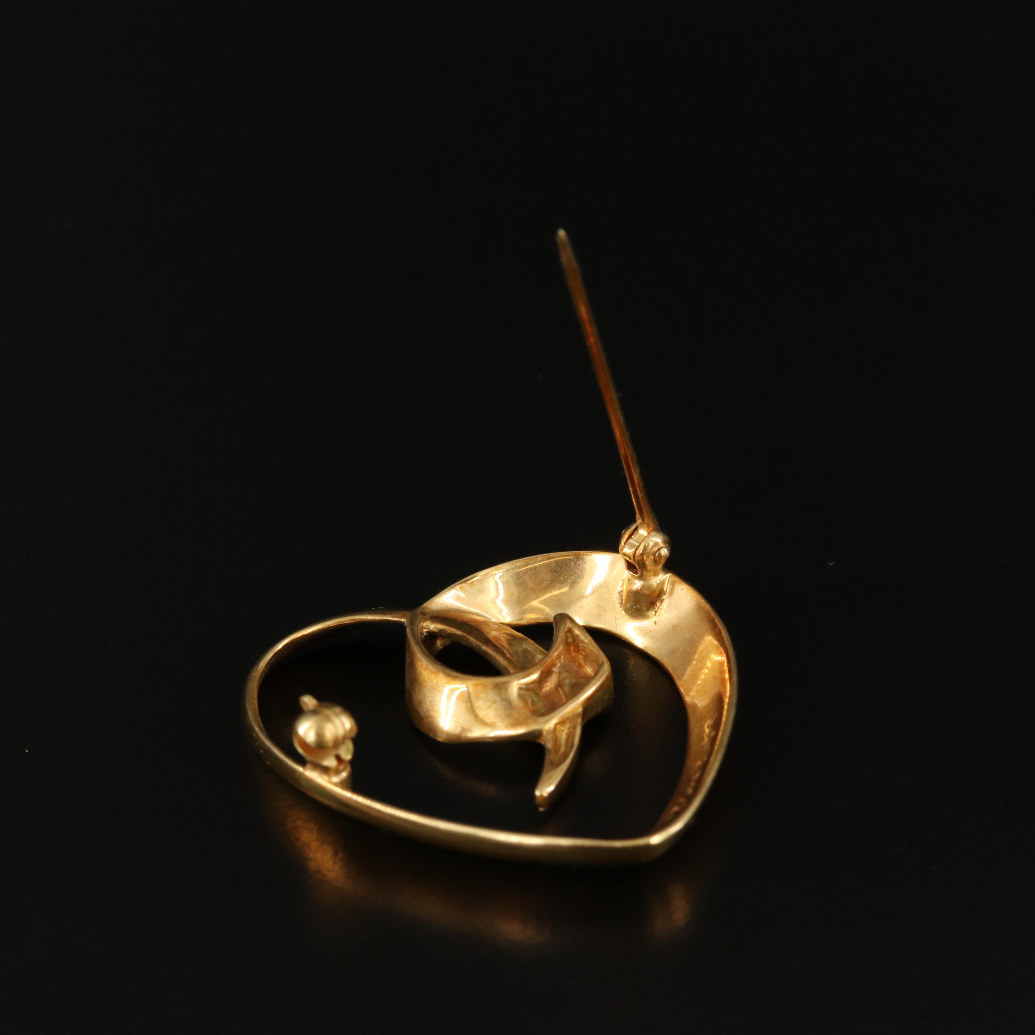 Paloma Picasso for Tiffany & Co. 18K Large Heart Brooch