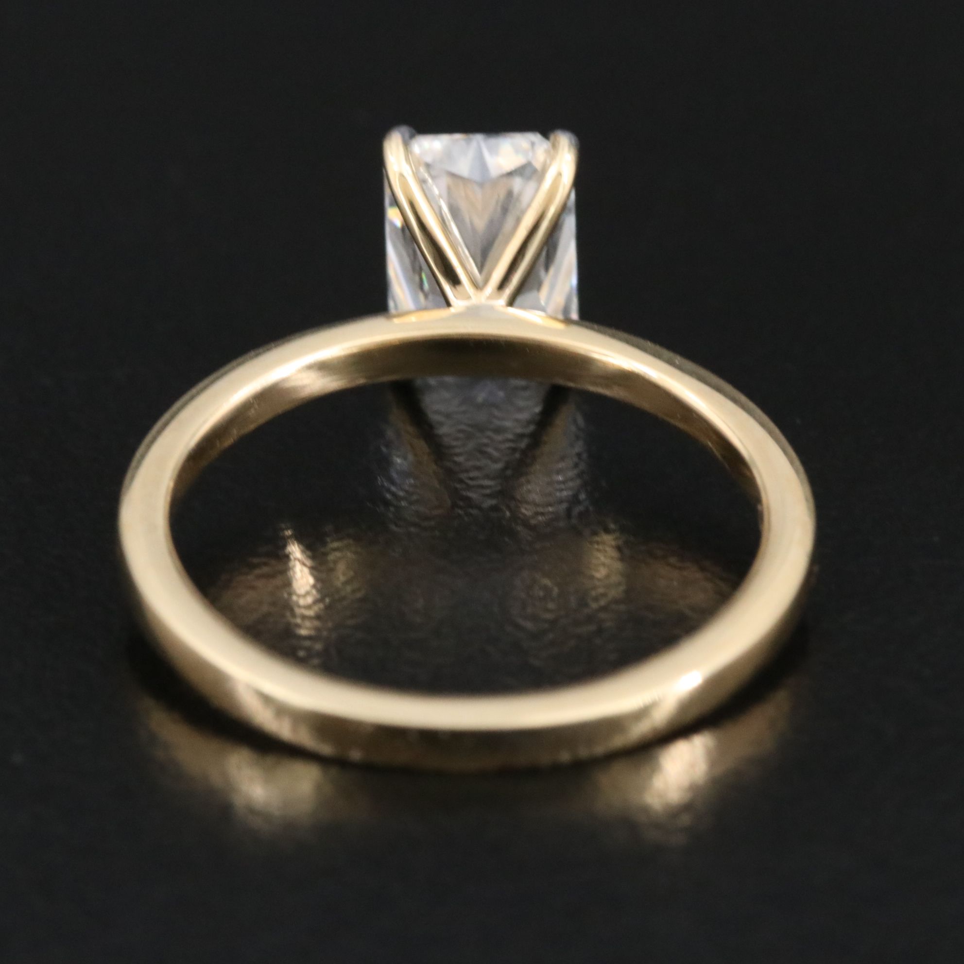 14K 1.53 CT Lab Grown Diamond Solitaire Ring with IGI Report