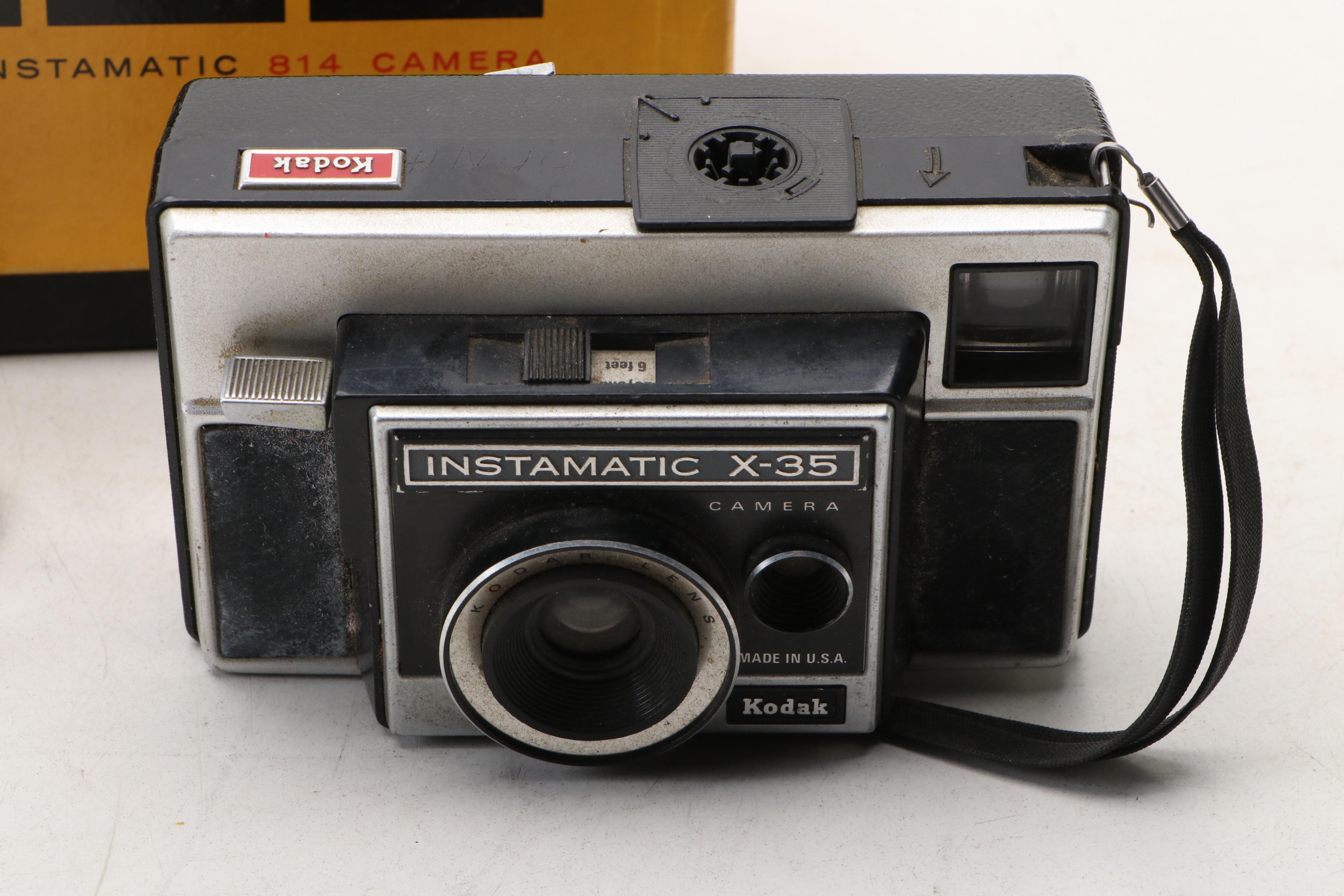Kodak Hawkeye Instamatic II and More Cameras, Mid to Late 20th Century