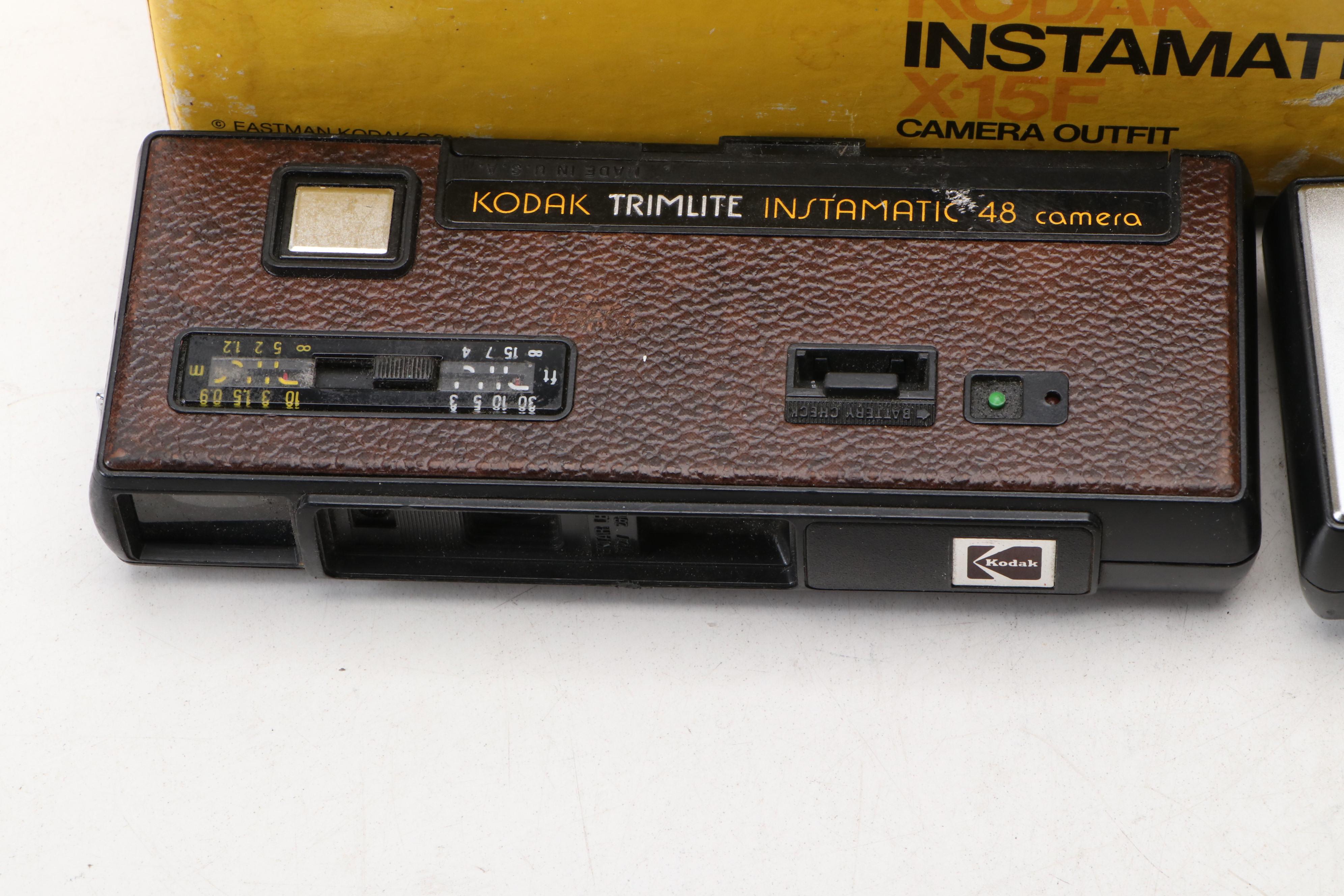 Kodak Hawkeye Instamatic II and More Cameras, Mid to Late 20th Century