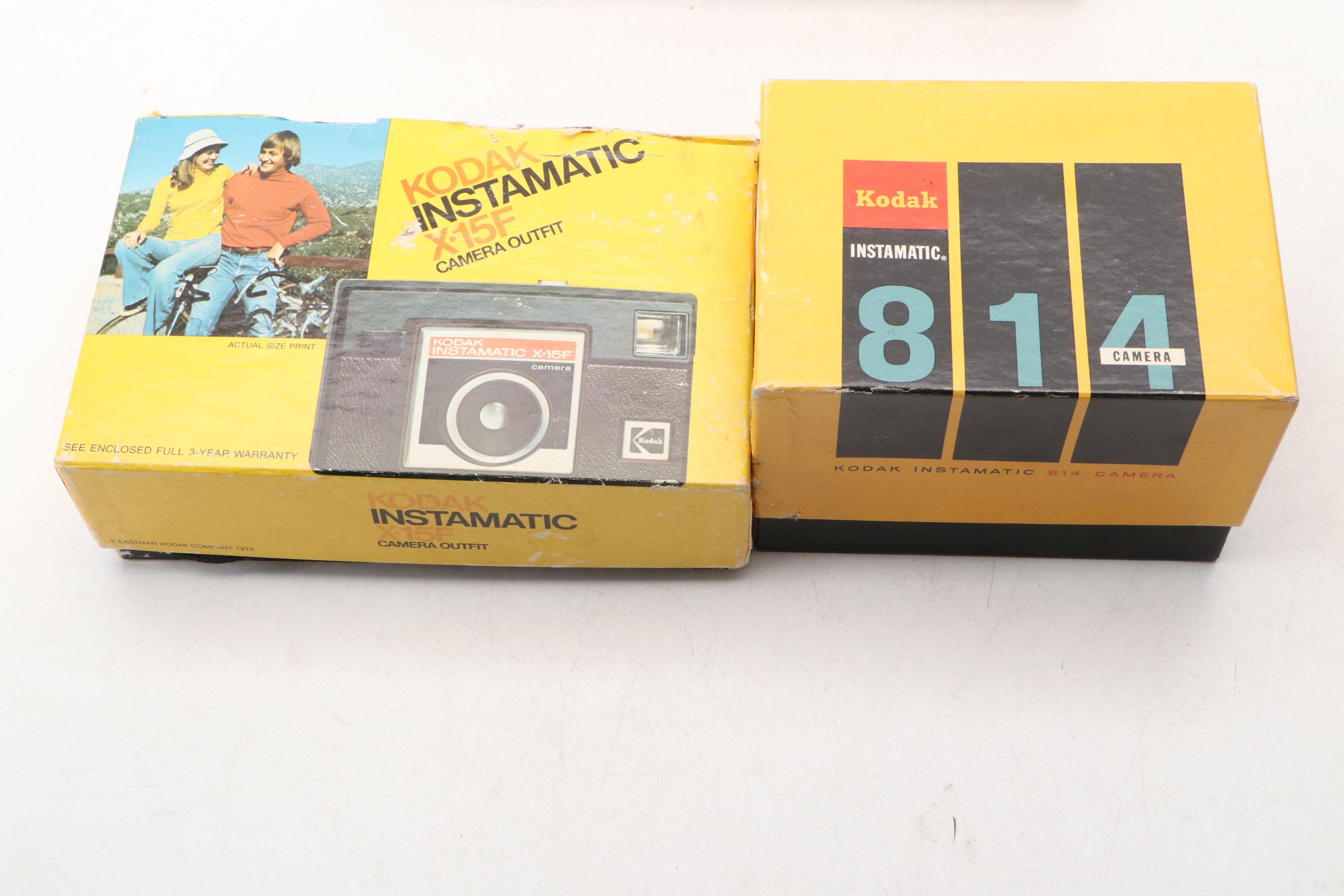 Kodak Hawkeye Instamatic II and More Cameras, Mid to Late 20th Century