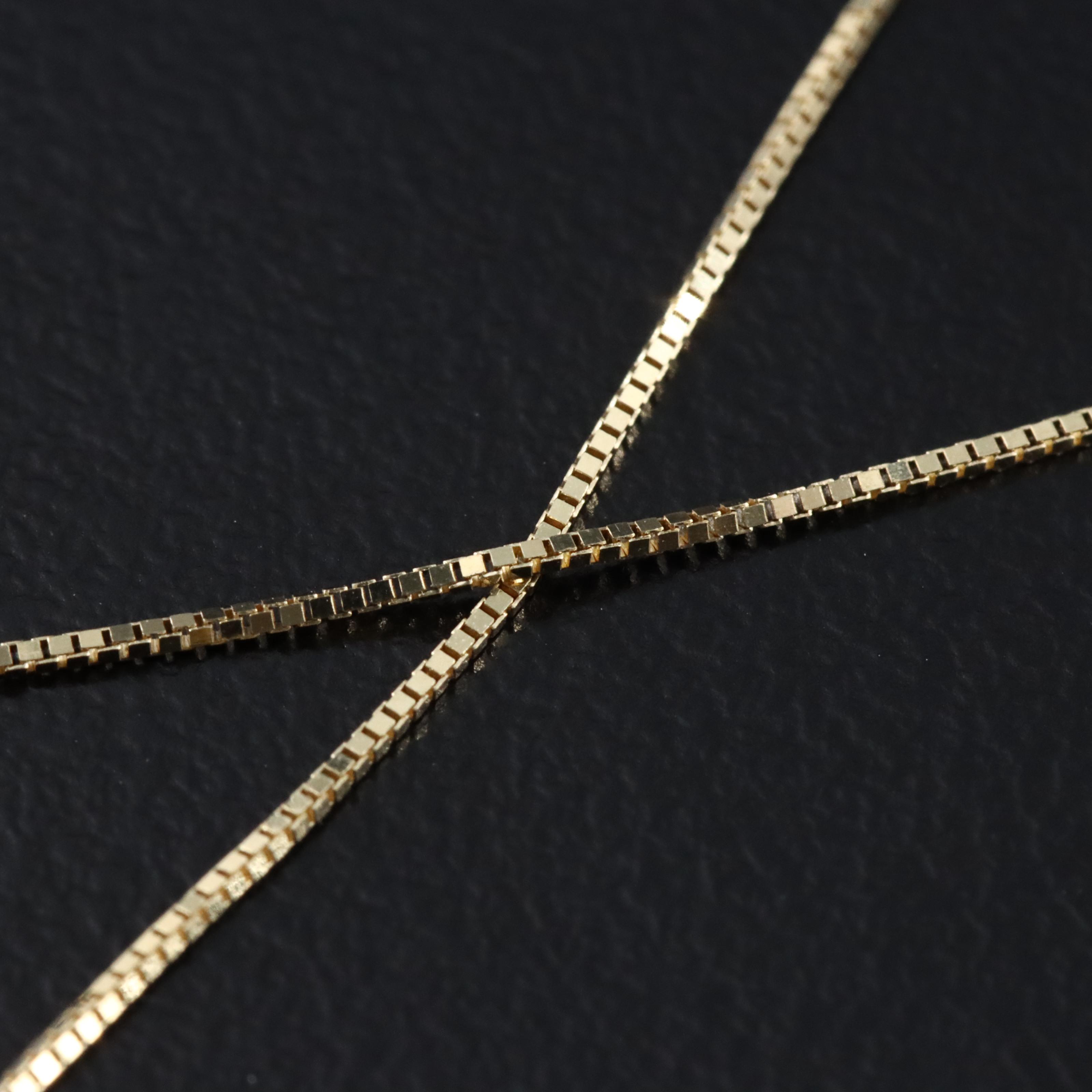 14K Ruby and Diamond Circle Pendant Necklace