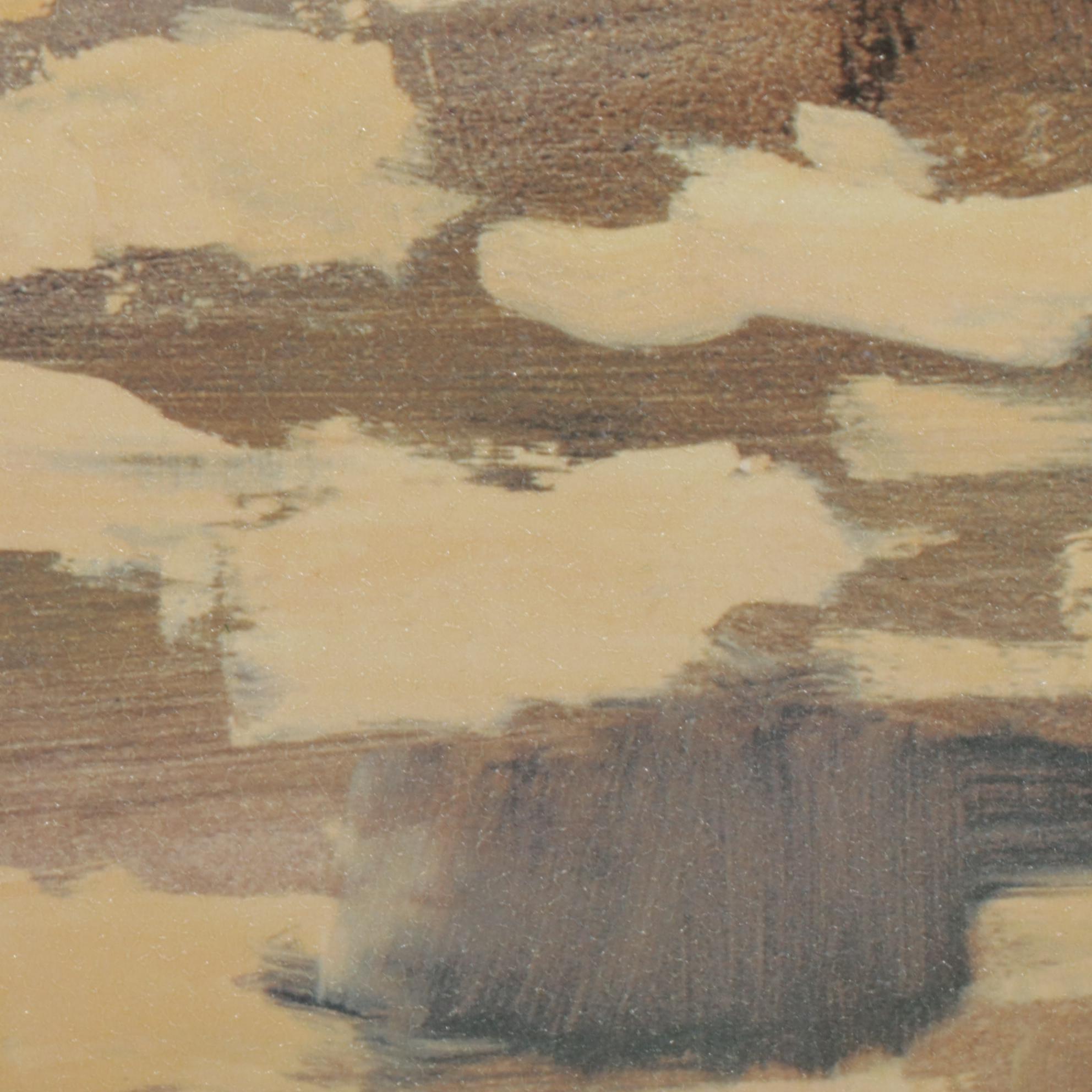 Jesus Barranco "Bosque I" Giclee on Canvas, Late 20th Century