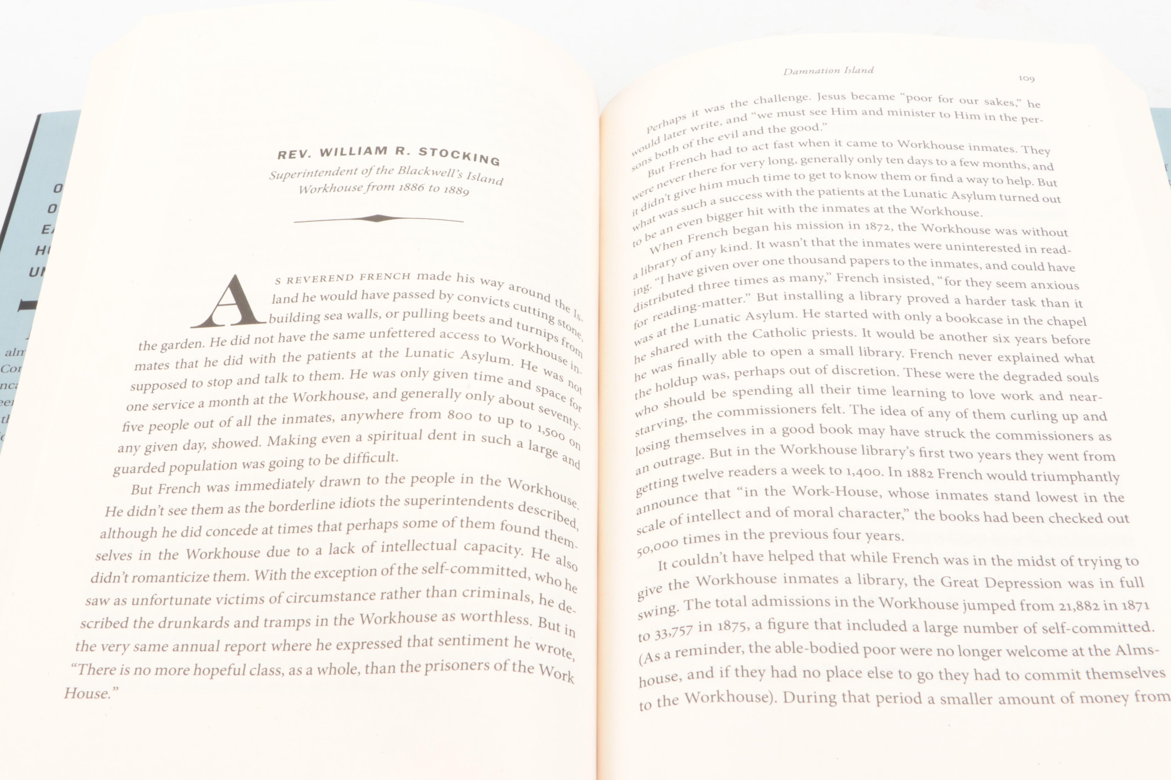 First Edition "Damnation Island" by Stacy Horn and More Nonfiction Books