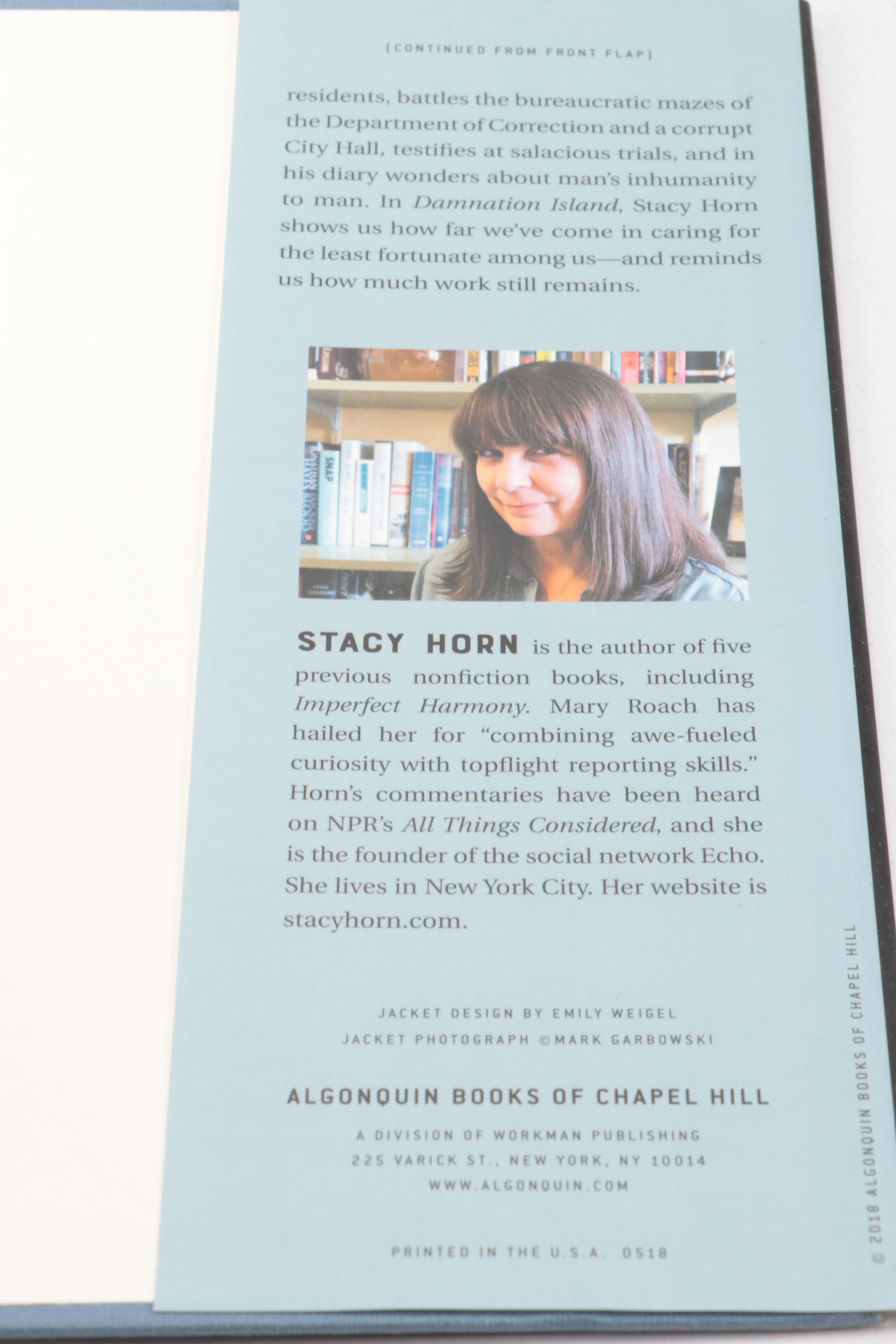 First Edition "Damnation Island" by Stacy Horn and More Nonfiction Books