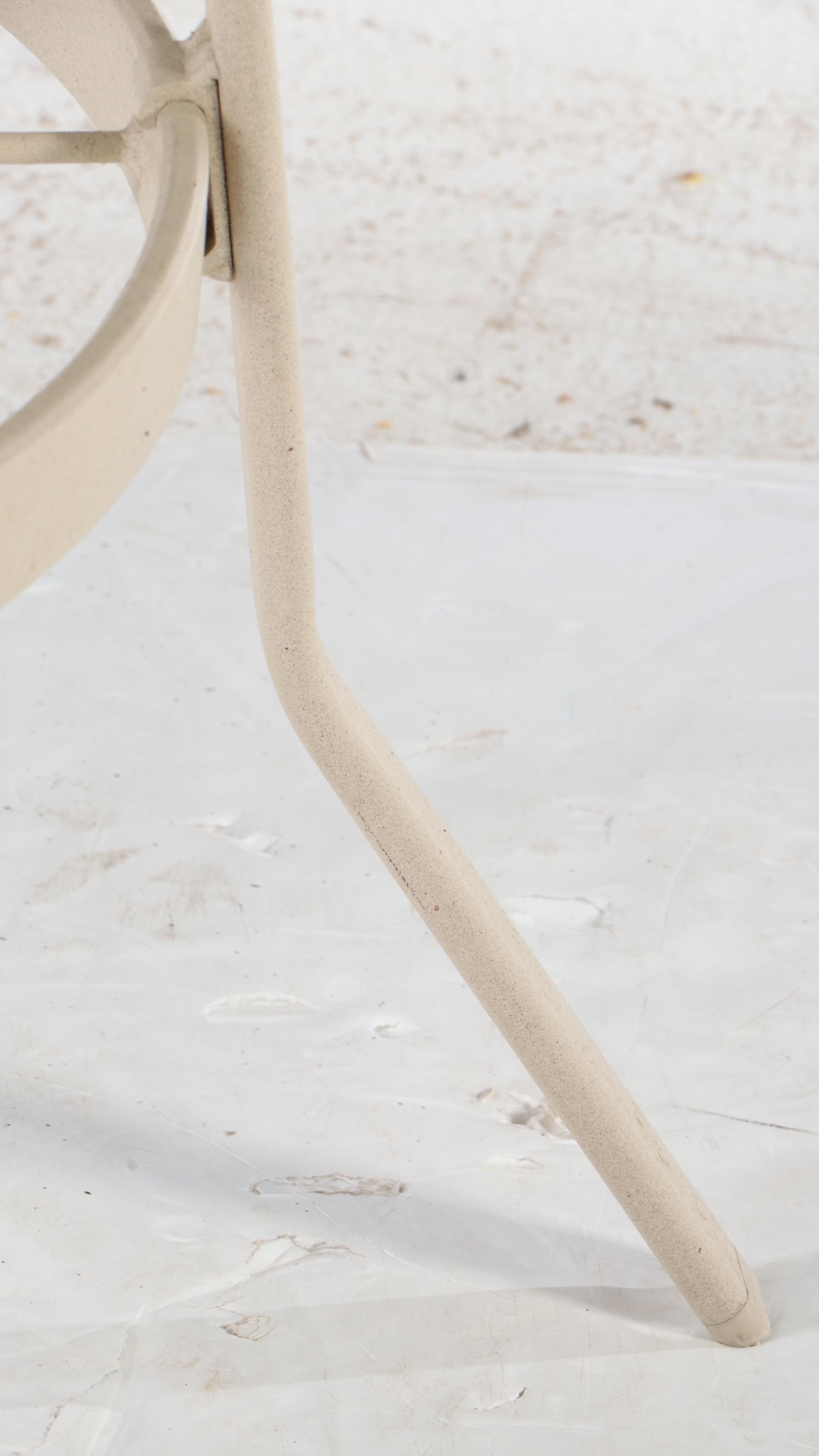 Aluminum and Tempered Glass Patio Dining Table