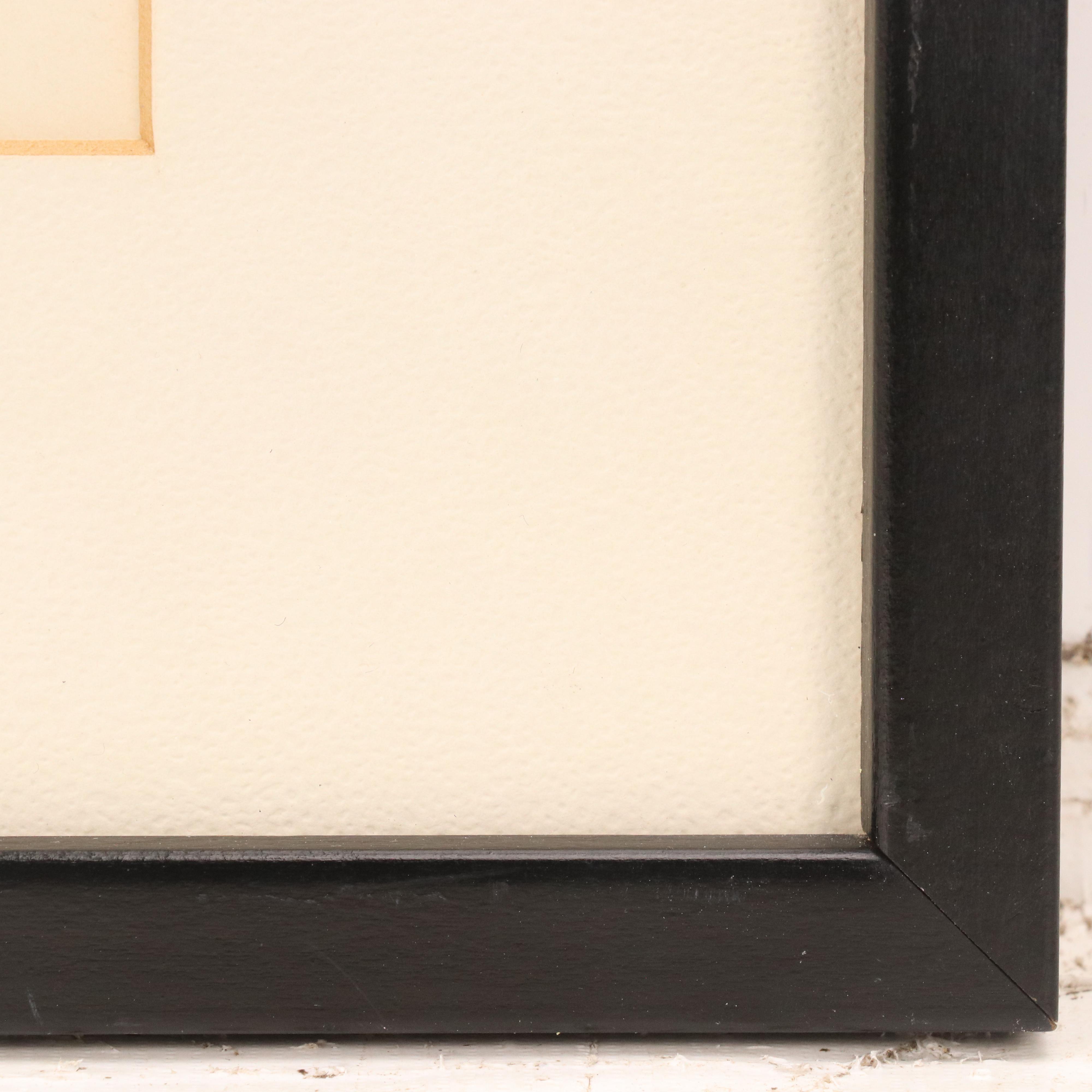 Leslie Cope Pen and Ink Drawing of American Farmhouse, Late 20th Century