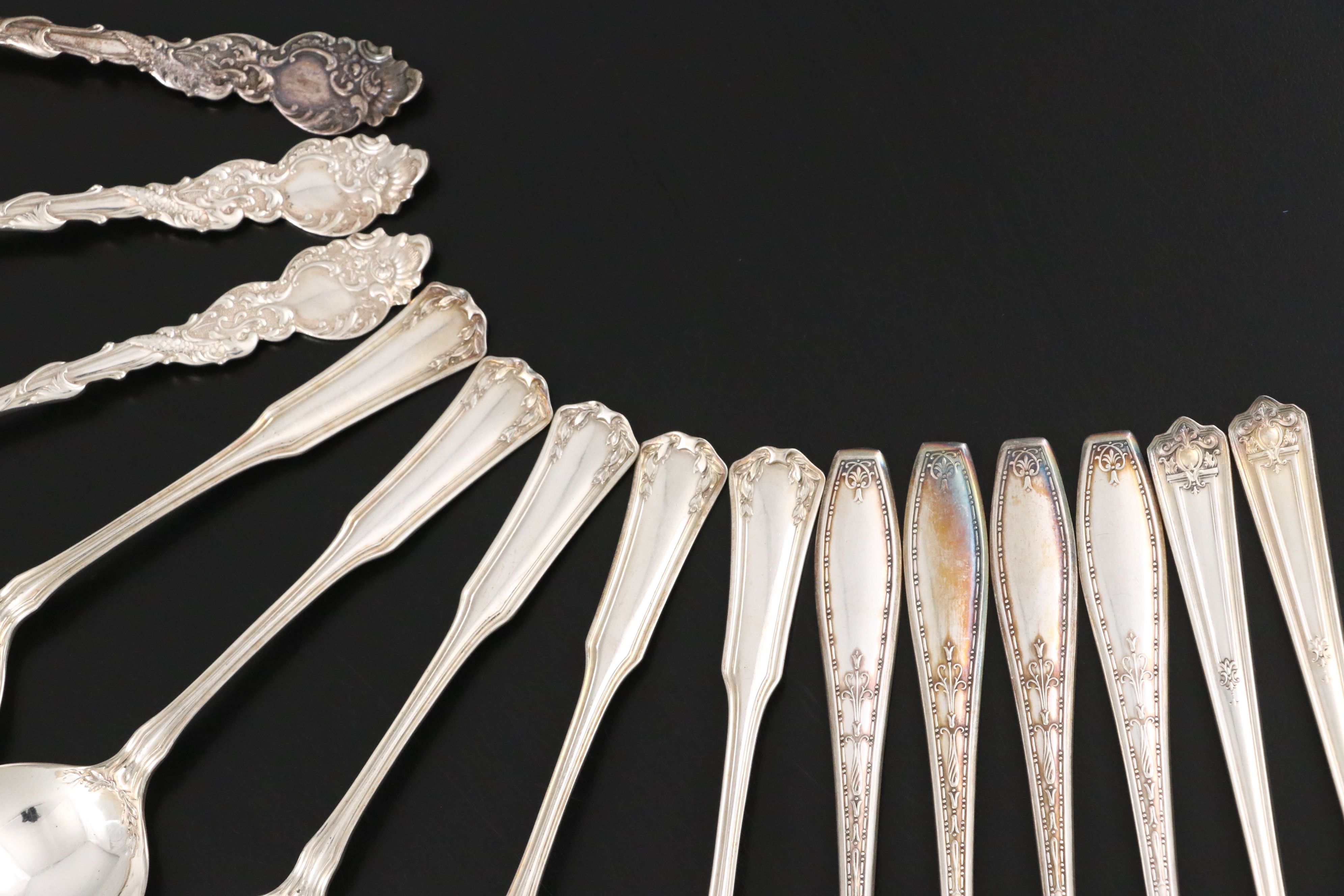 Wallingford, R. Wallace, and Rogers Bros. Silver Plate Flatware