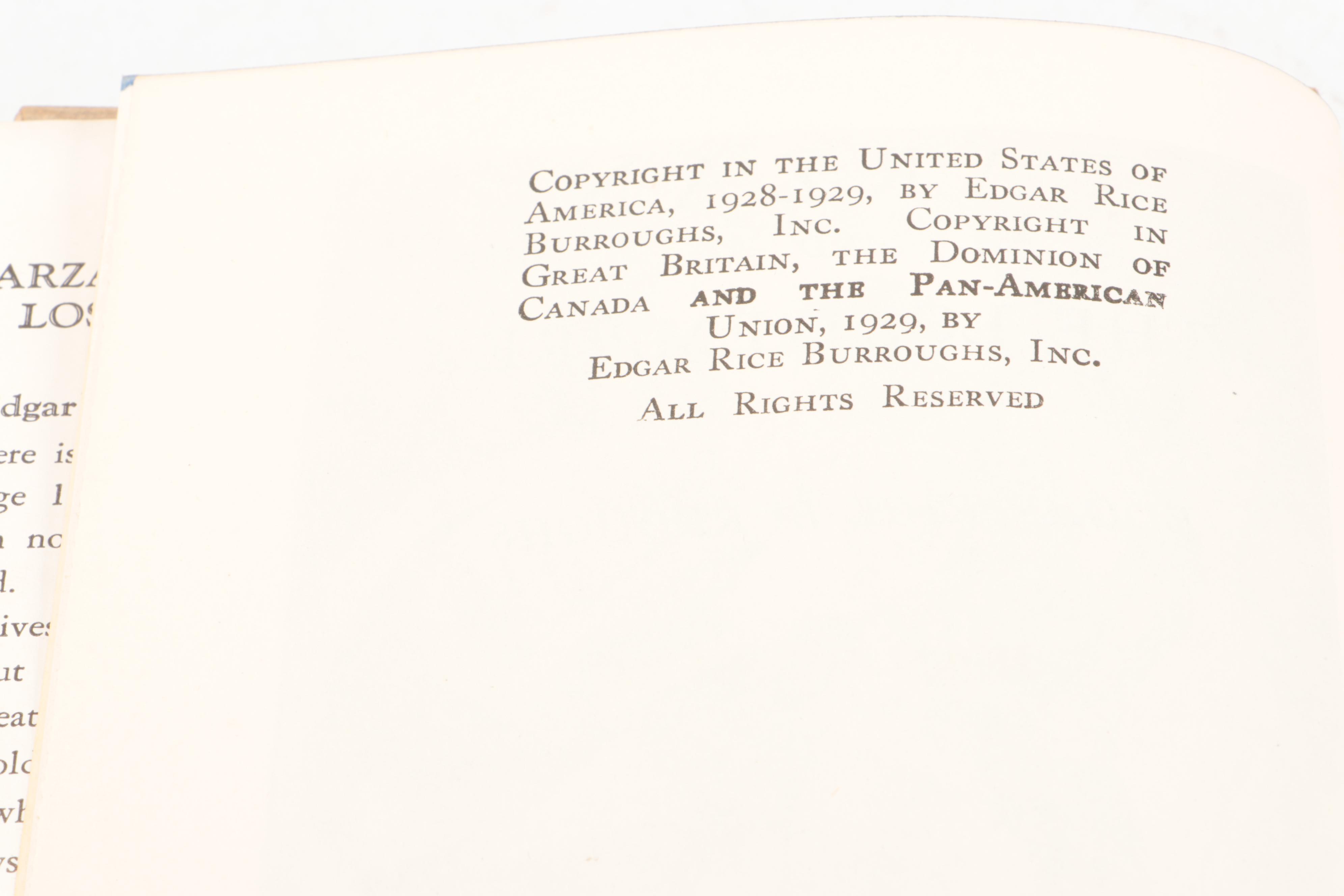 "Tarzan and the Lost Empire" and "Tarzan and the City of Gold" by Burroughs