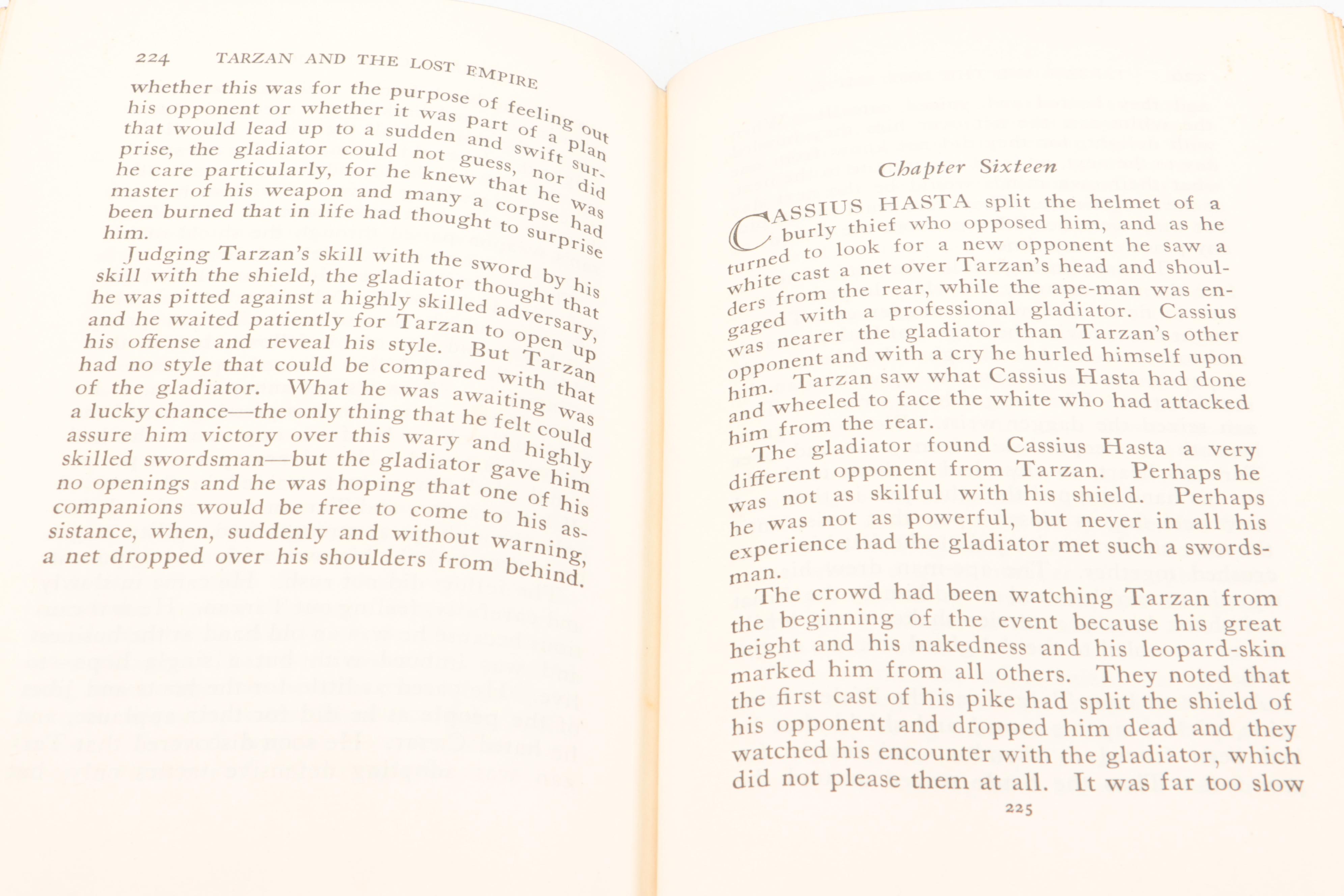 "Tarzan and the Lost Empire" and "Tarzan and the City of Gold" by Burroughs