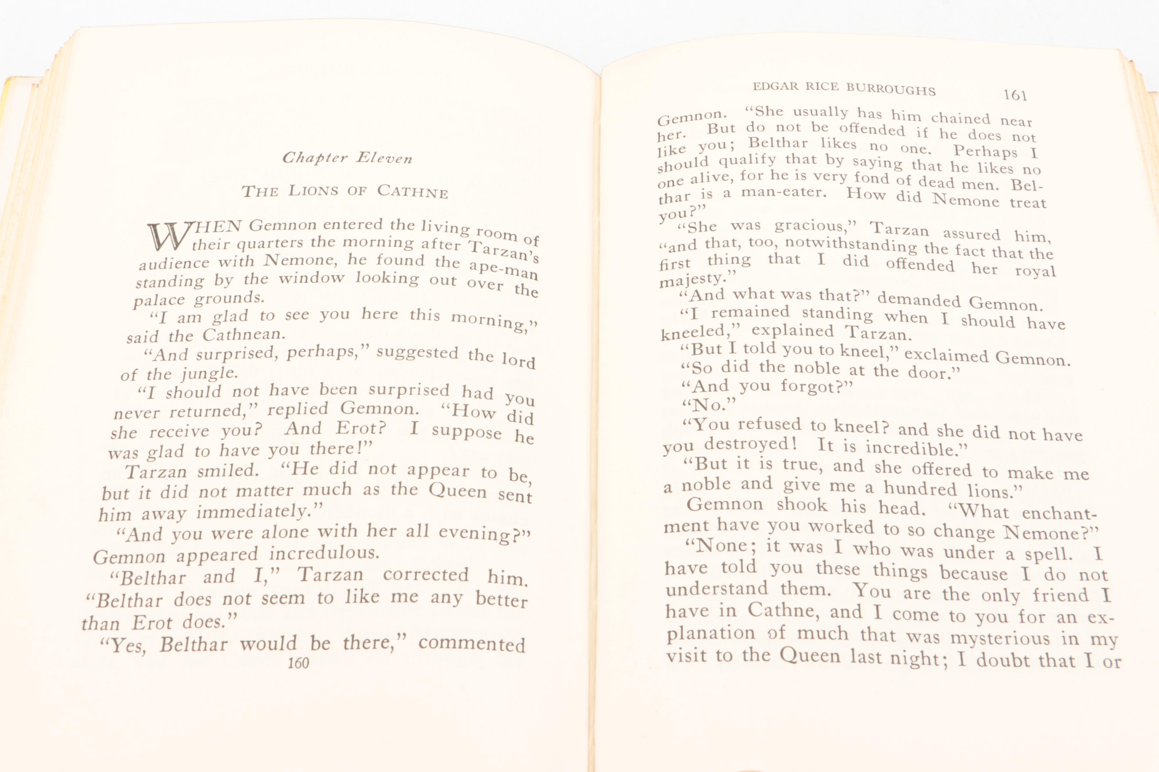 "Tarzan and the Lost Empire" and "Tarzan and the City of Gold" by Burroughs