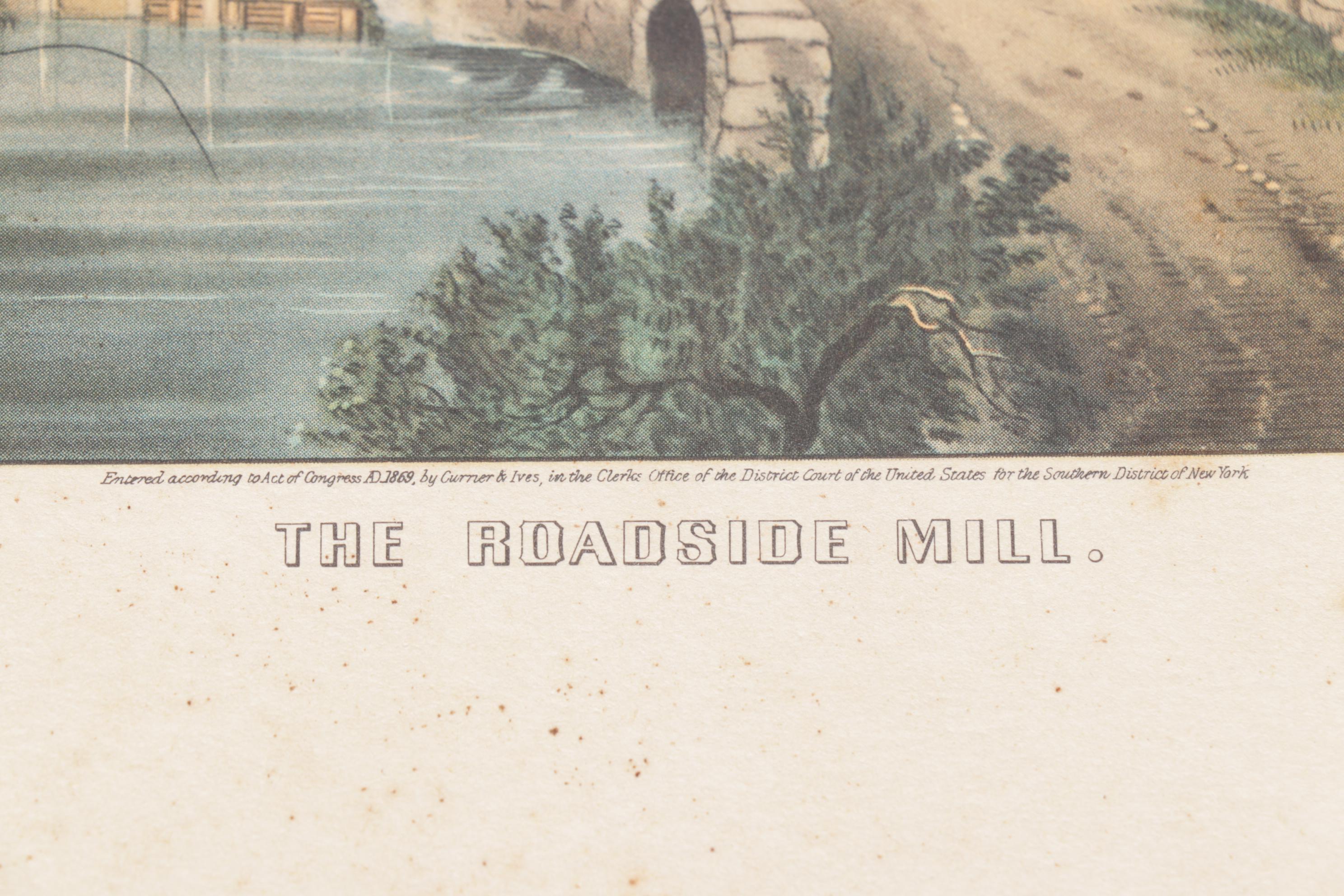 Offset Lithographs After Currier & Ives "The River Side" and More