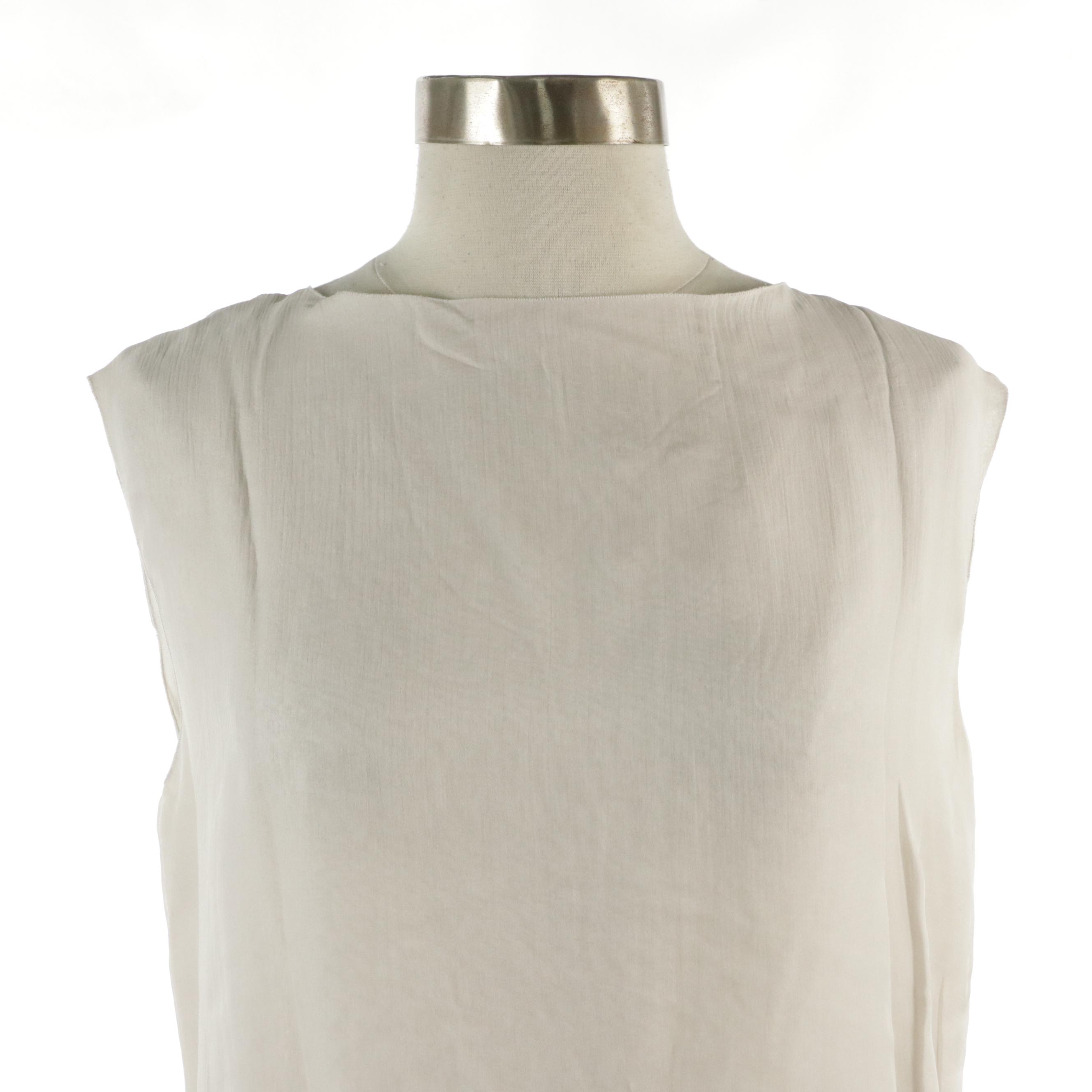 Chanel Silk Sleeveless Top and Skirt From the 2004 Cruise Collection