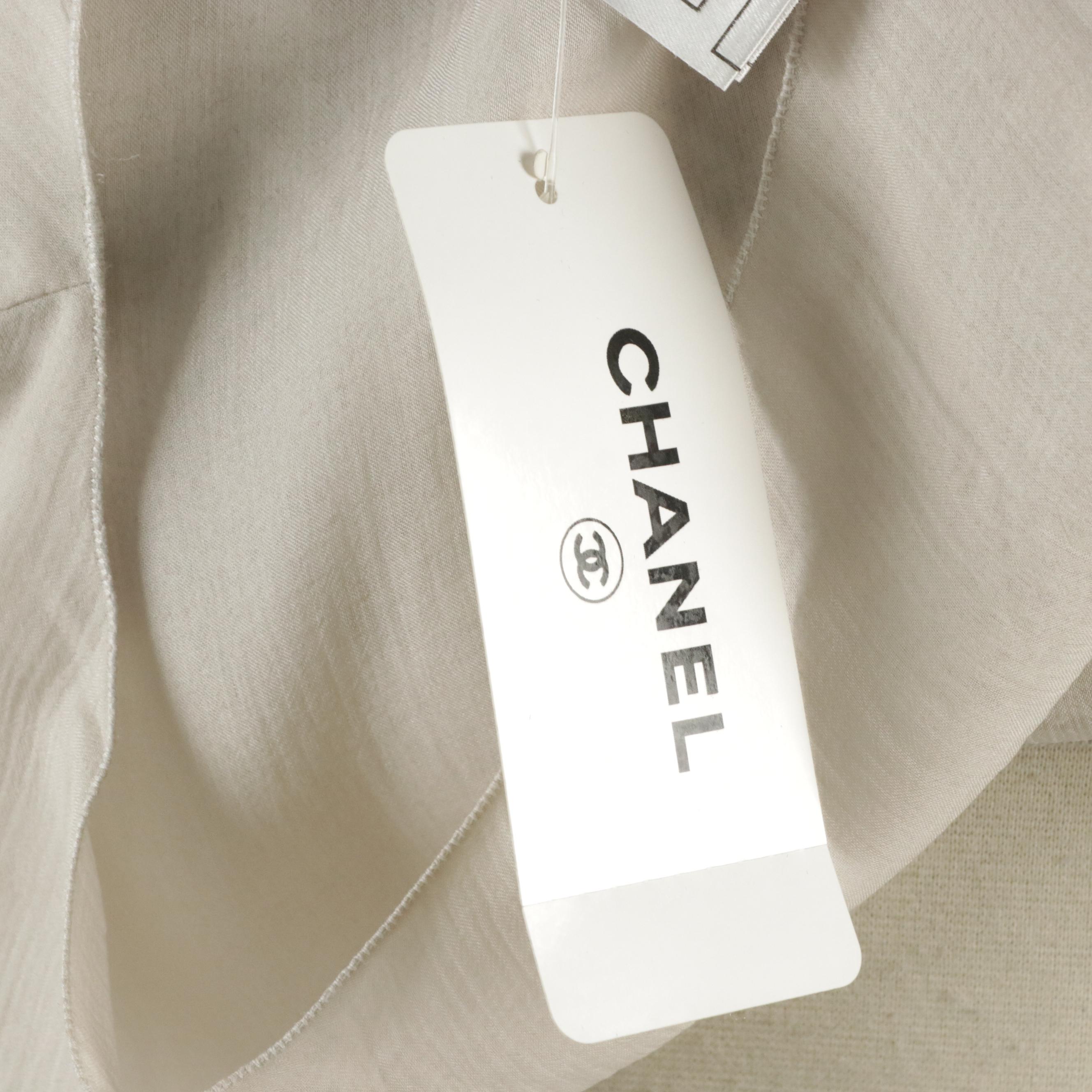 Chanel Silk Sleeveless Top and Skirt From the 2004 Cruise Collection