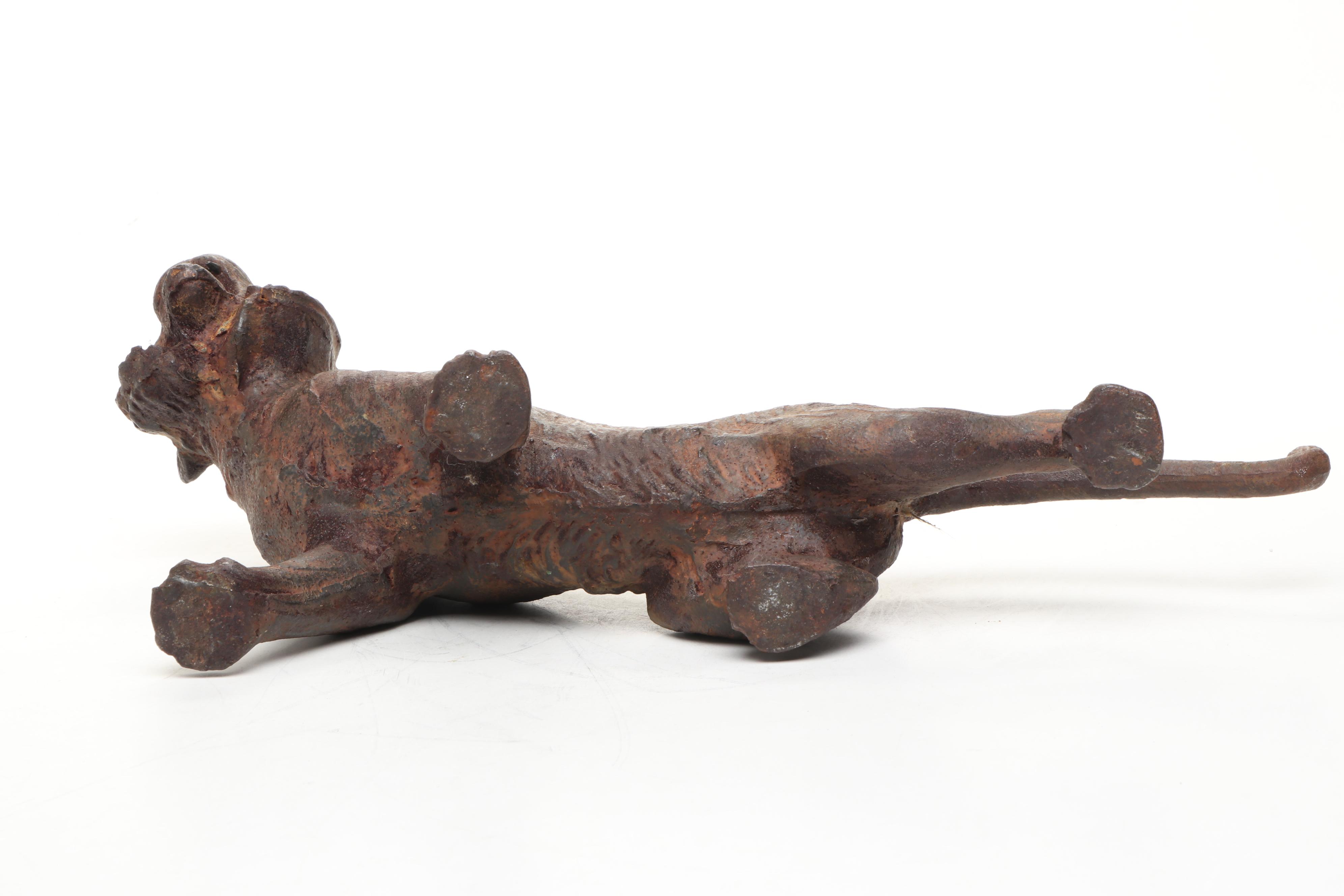 Cast Iron Roaring Tiger Doorstop