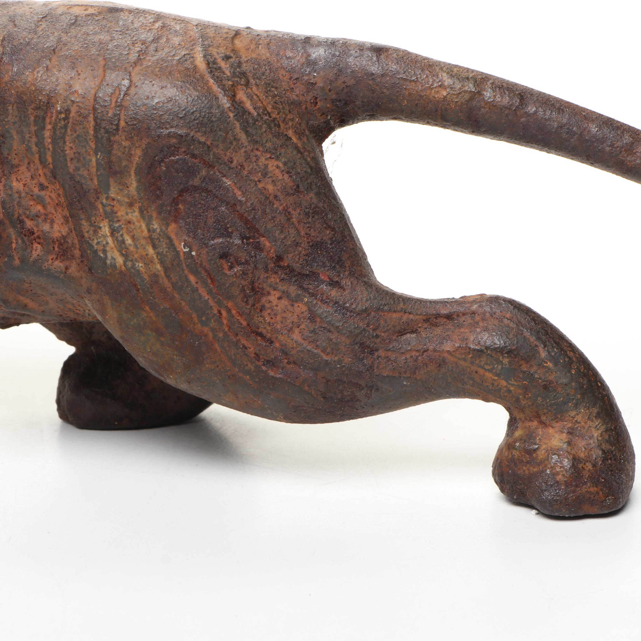 Cast Iron Roaring Tiger Doorstop