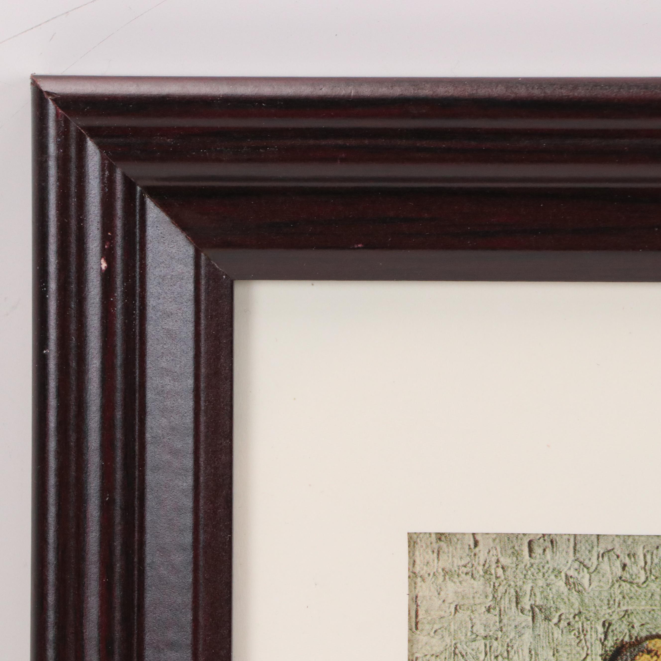 Offset Lithographs After Van Gogh's Chair and "The Pink Orchard"