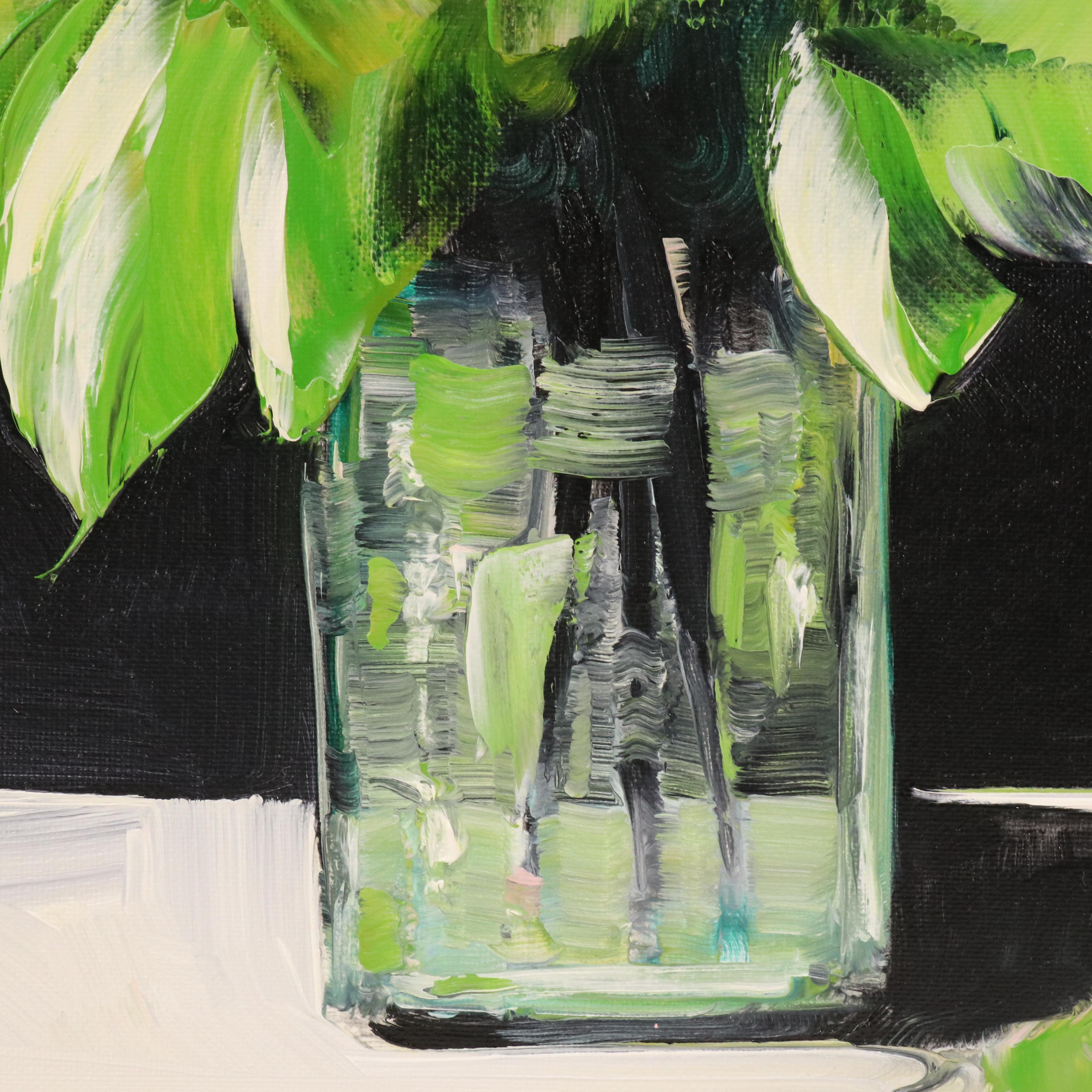 José M. Lima Floral Still Life Oil Painting, 2025