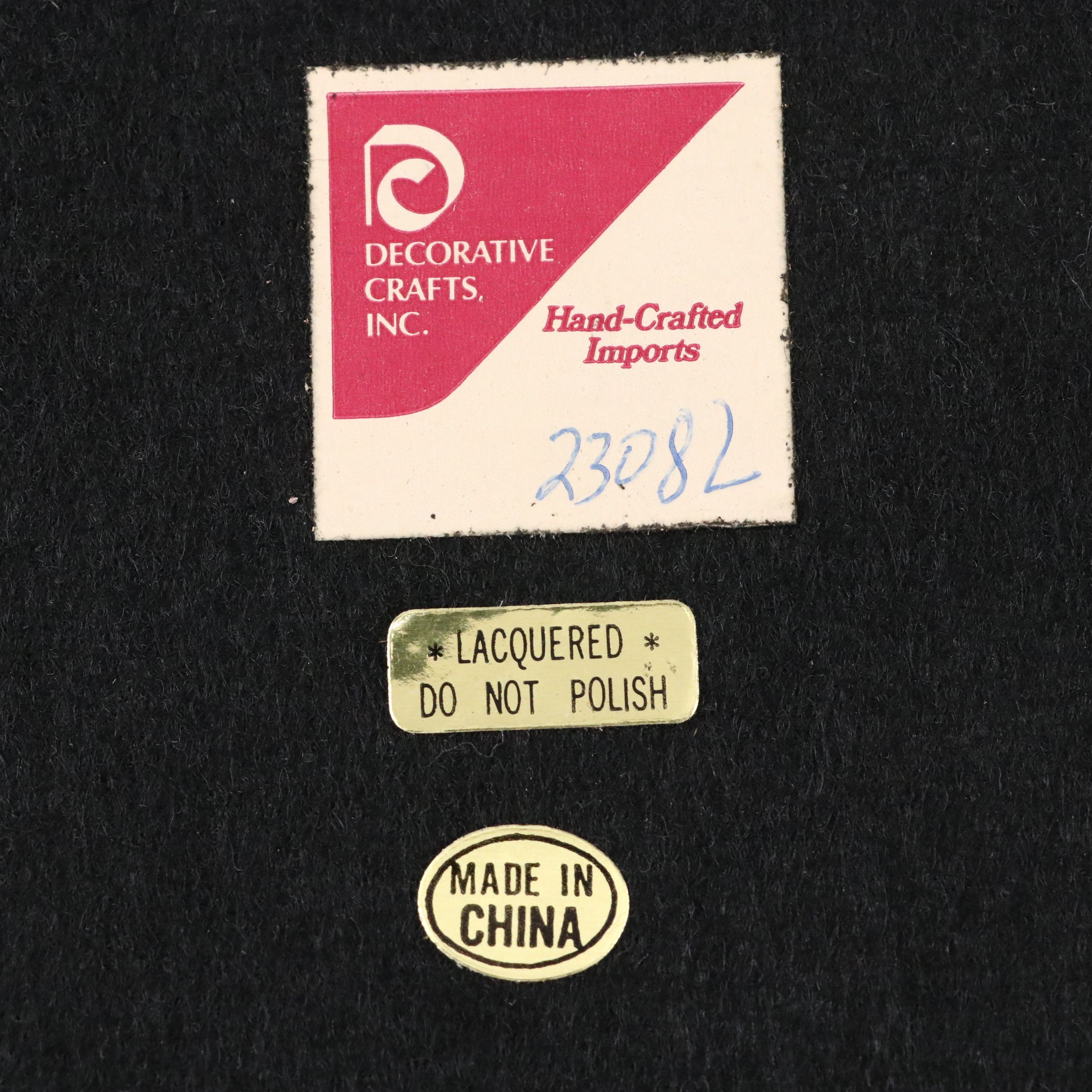 Decorative Crafts, Inc. Lacquered Brass Footed Urns