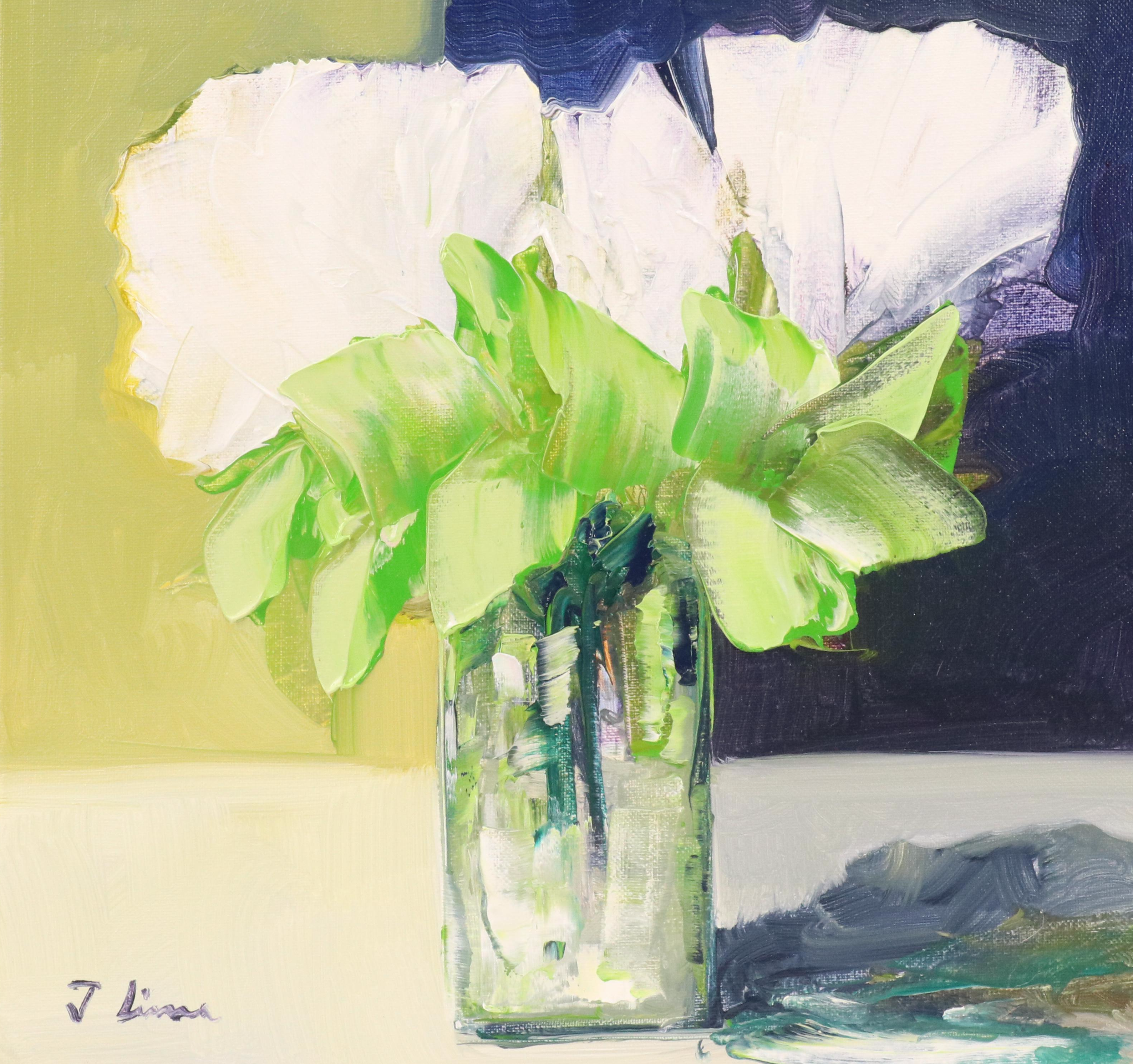 José M. Lima Floral Still Life Oil Painting, 2025