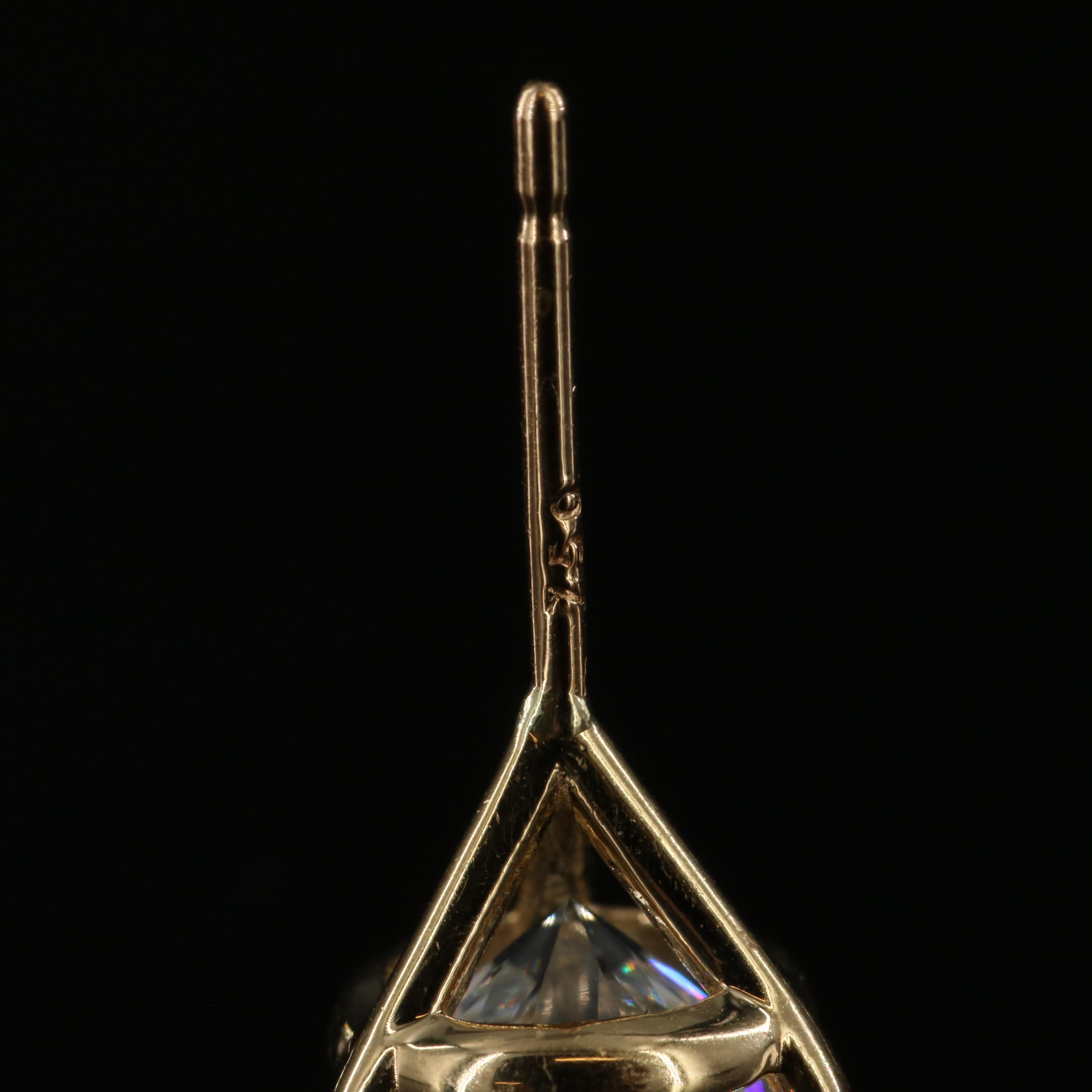 18K 3.00 CTW Lab Grown Diamond Solitaire Stud Earrings