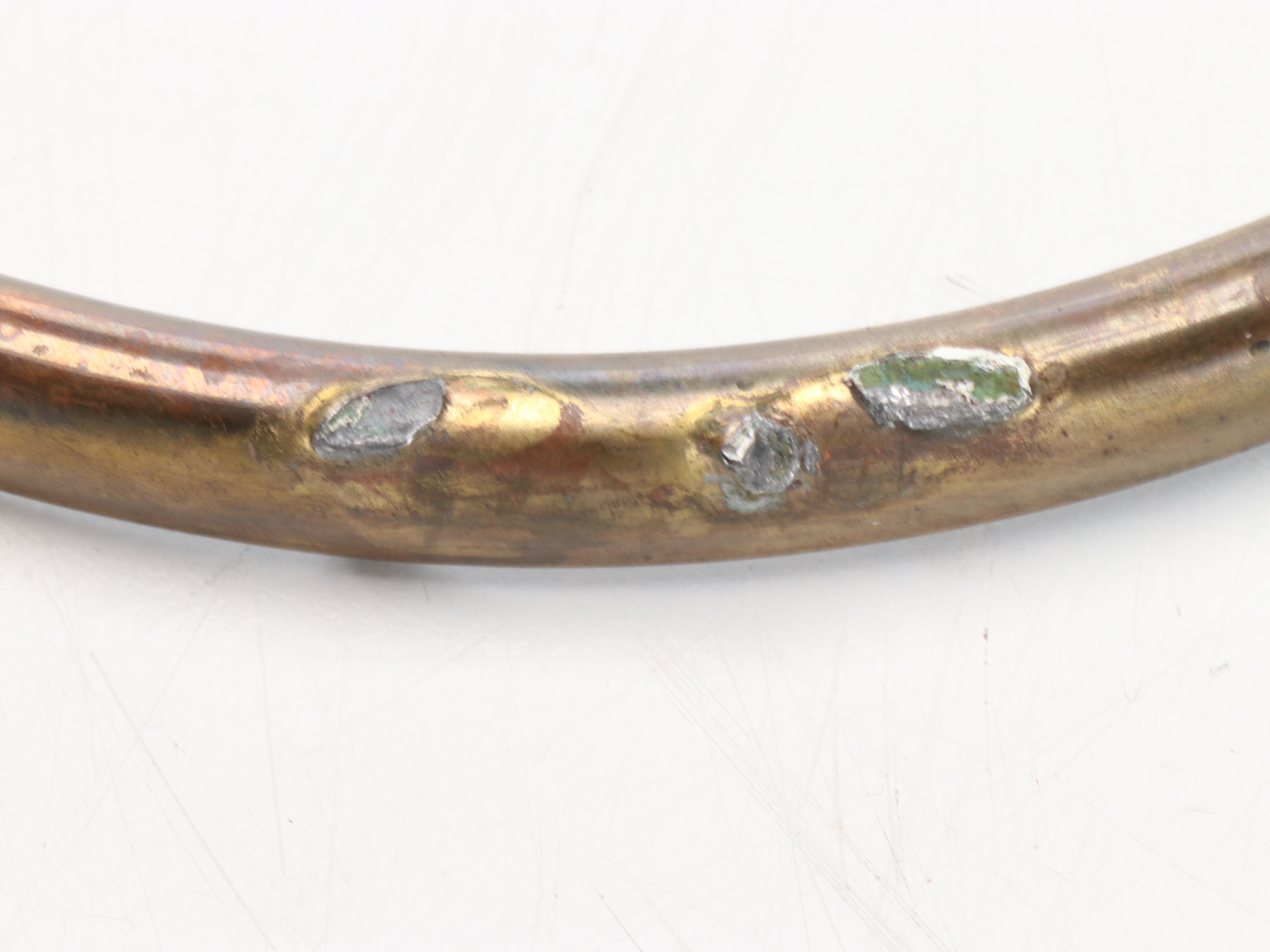 American Period Brass Frame with Other Stone Mosaic Wall Mirrors and Oval Frame