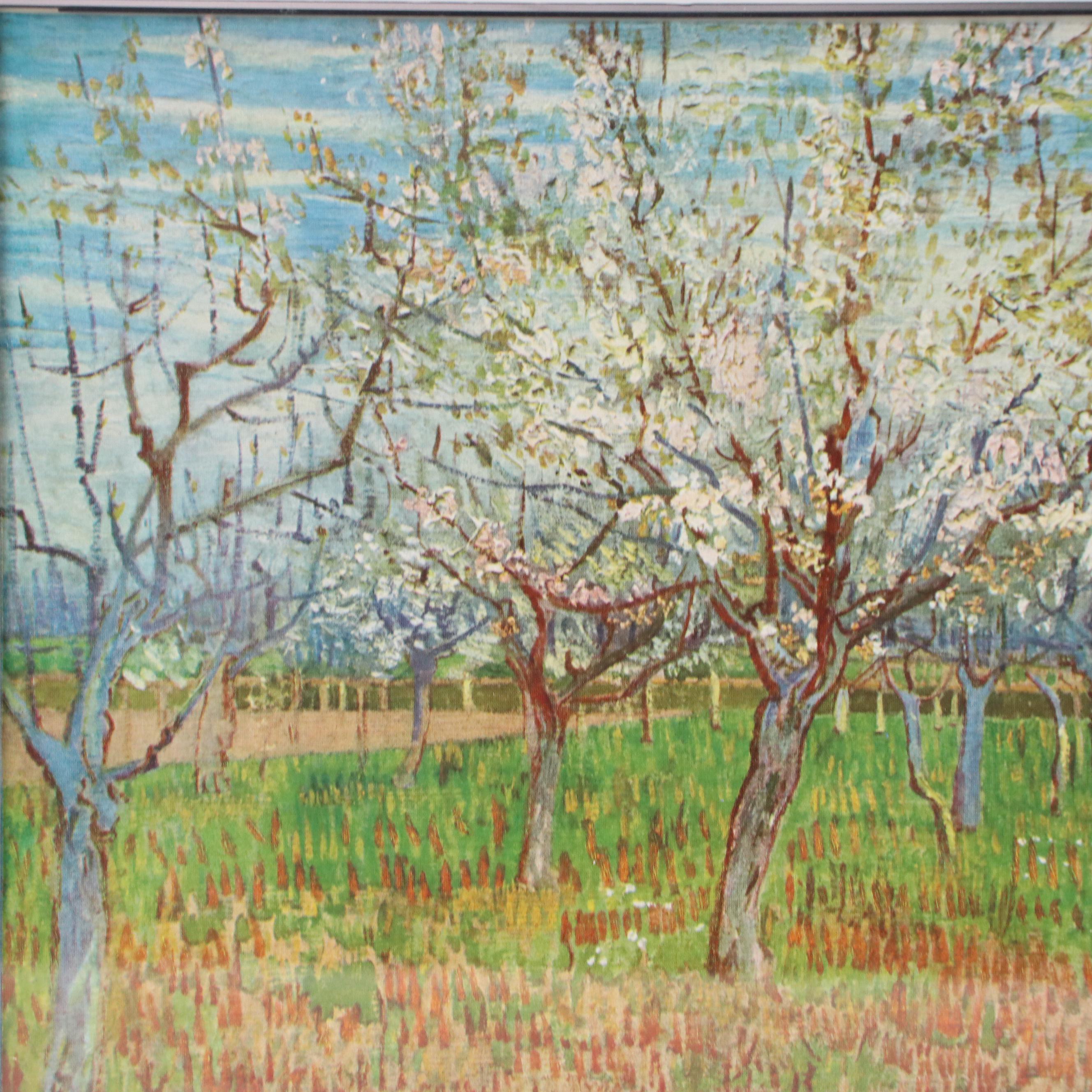 Offset Lithographs After Van Gogh's Chair and "The Pink Orchard"