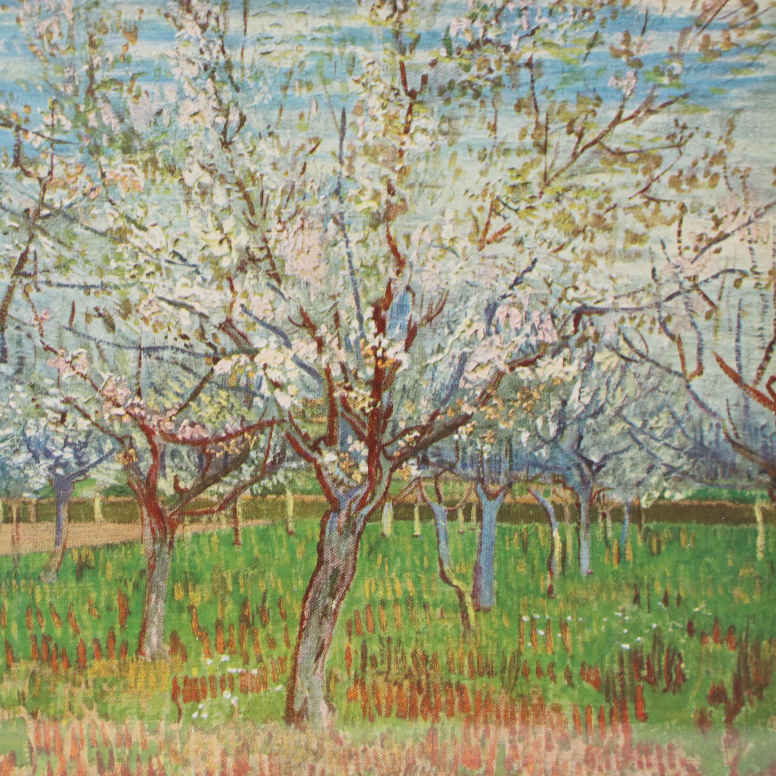Offset Lithographs After Van Gogh's Chair and "The Pink Orchard"