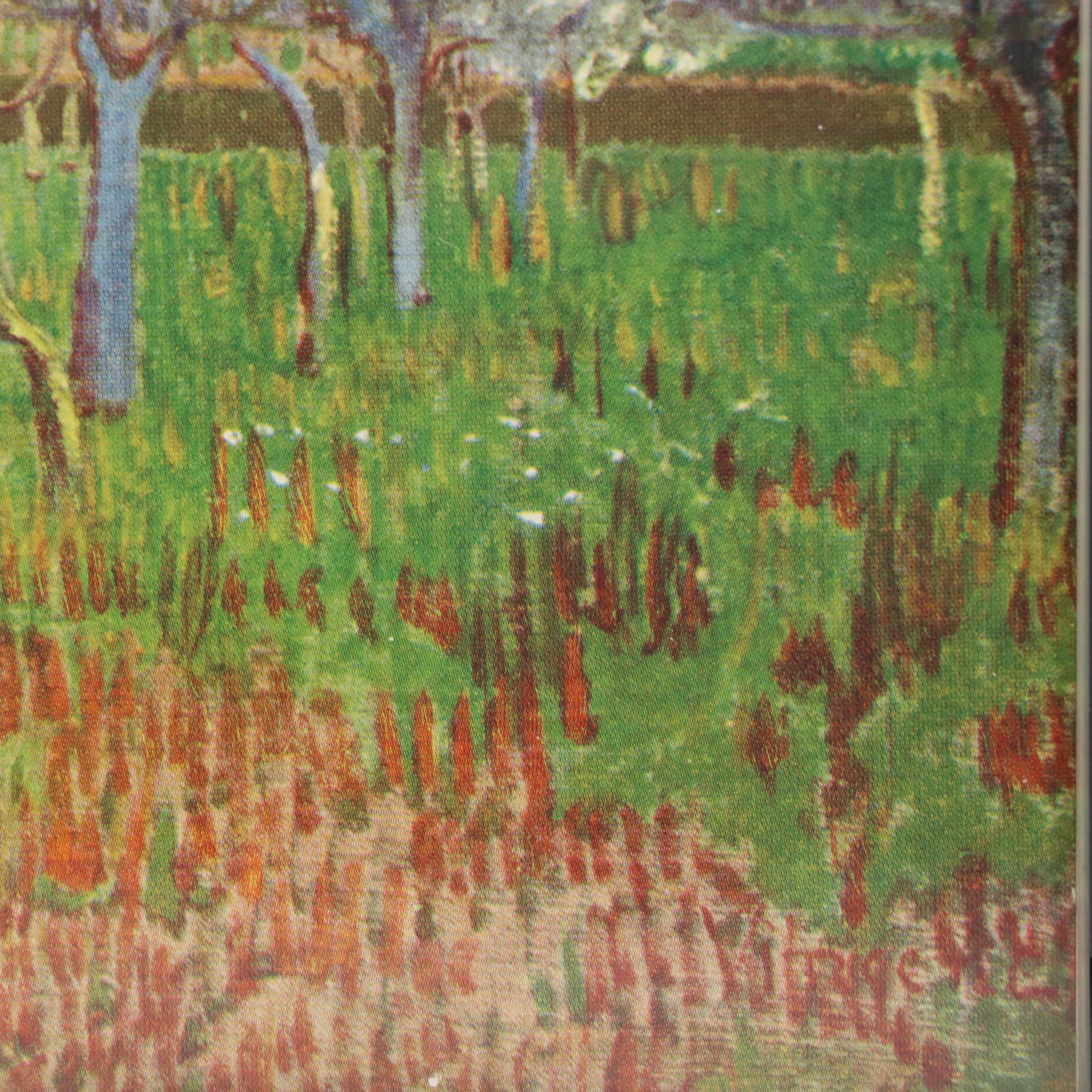 Offset Lithographs After Van Gogh's Chair and "The Pink Orchard"